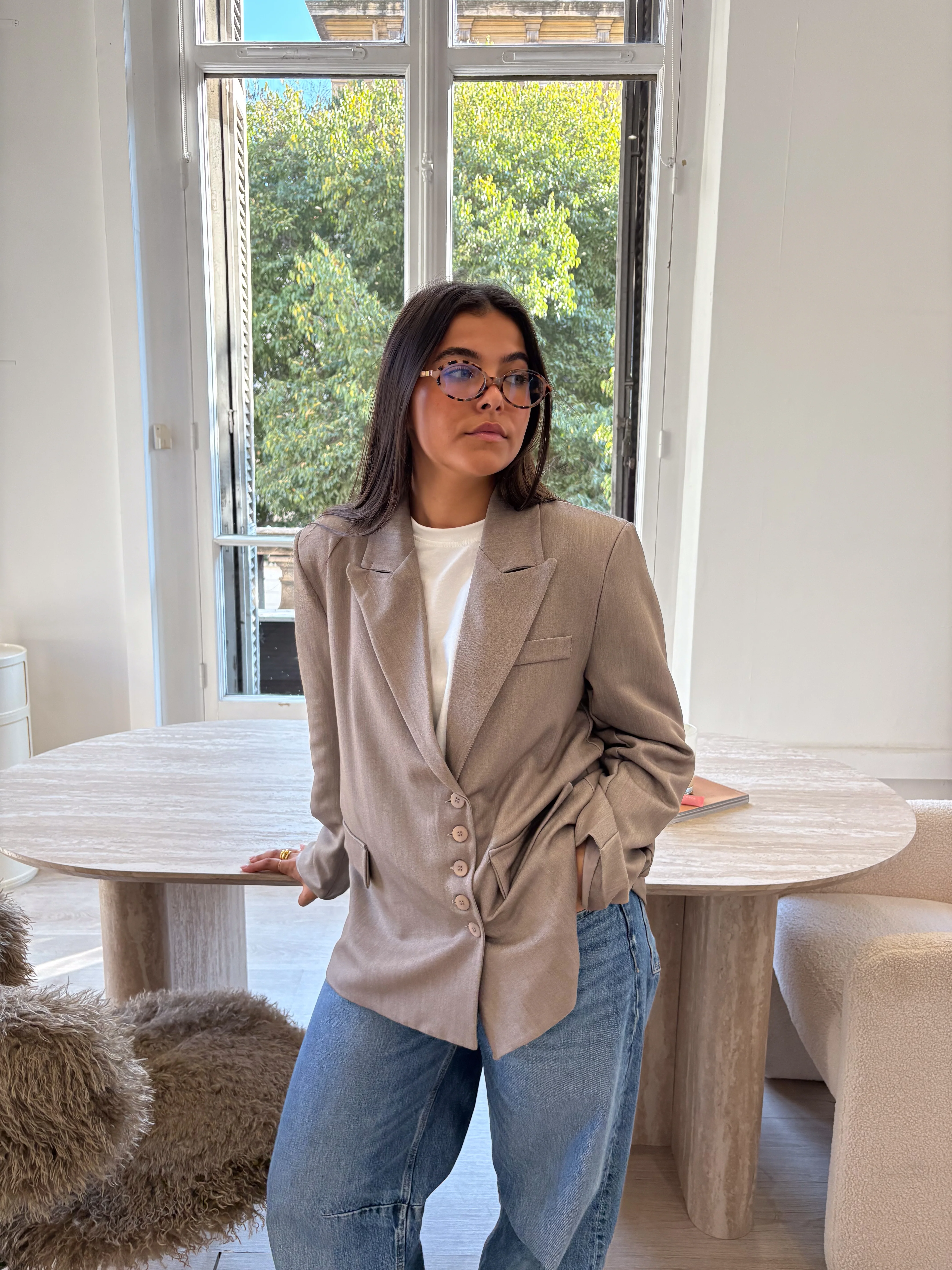 Blazer Katherine taupe - Image 2