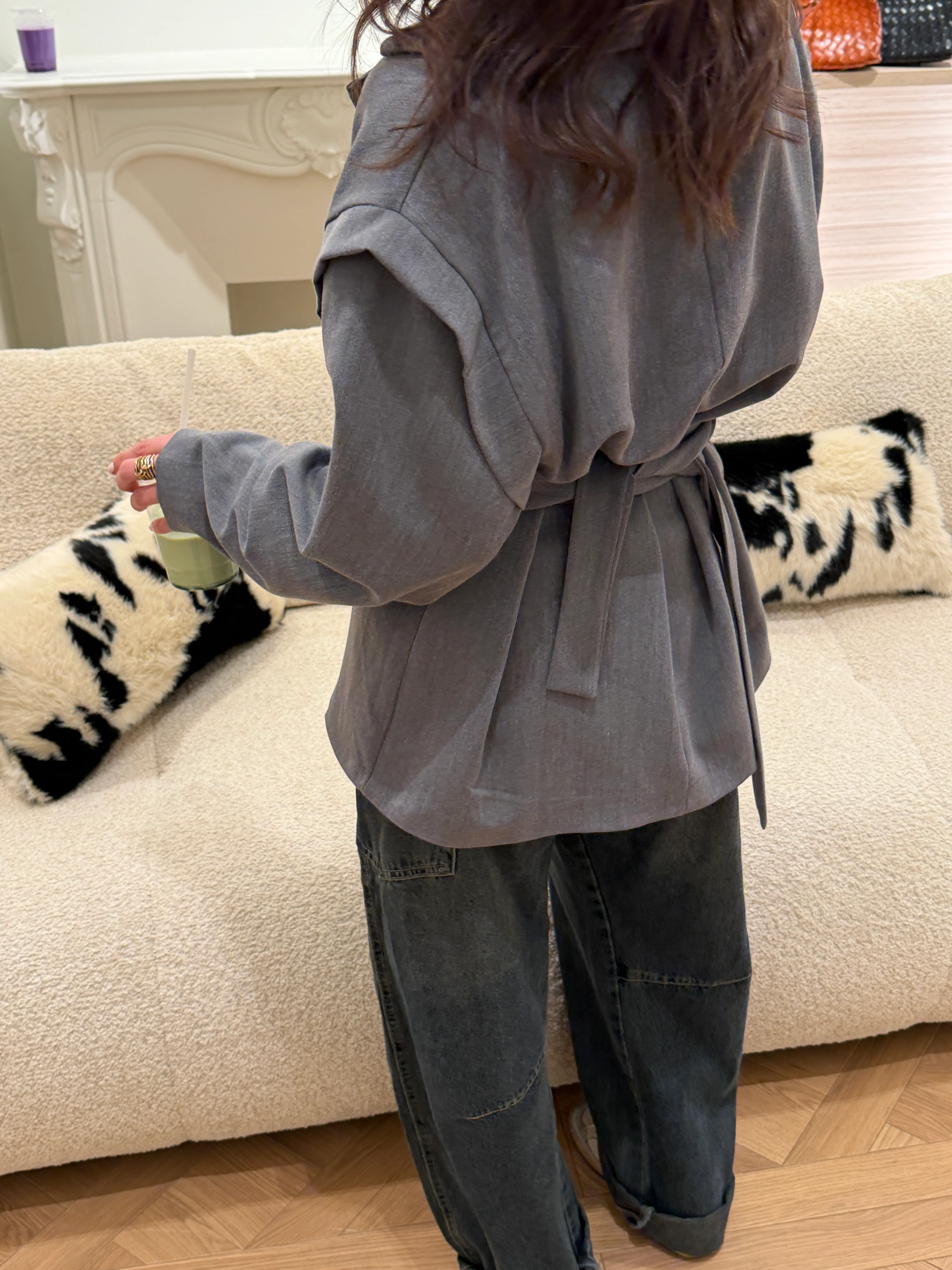 Blazer Ama gris - Image 3
