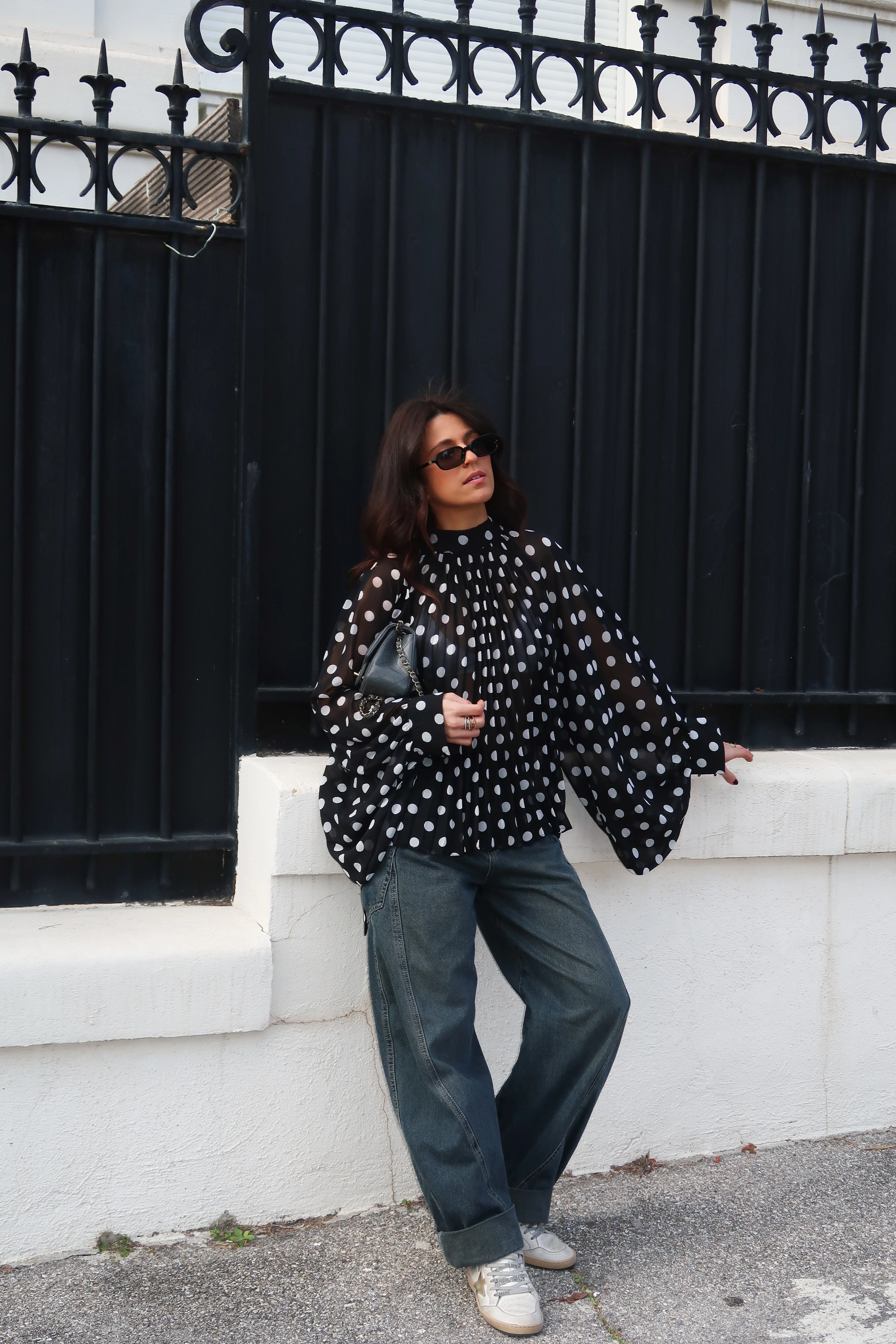 Blouse Éléanore noire - Image 2