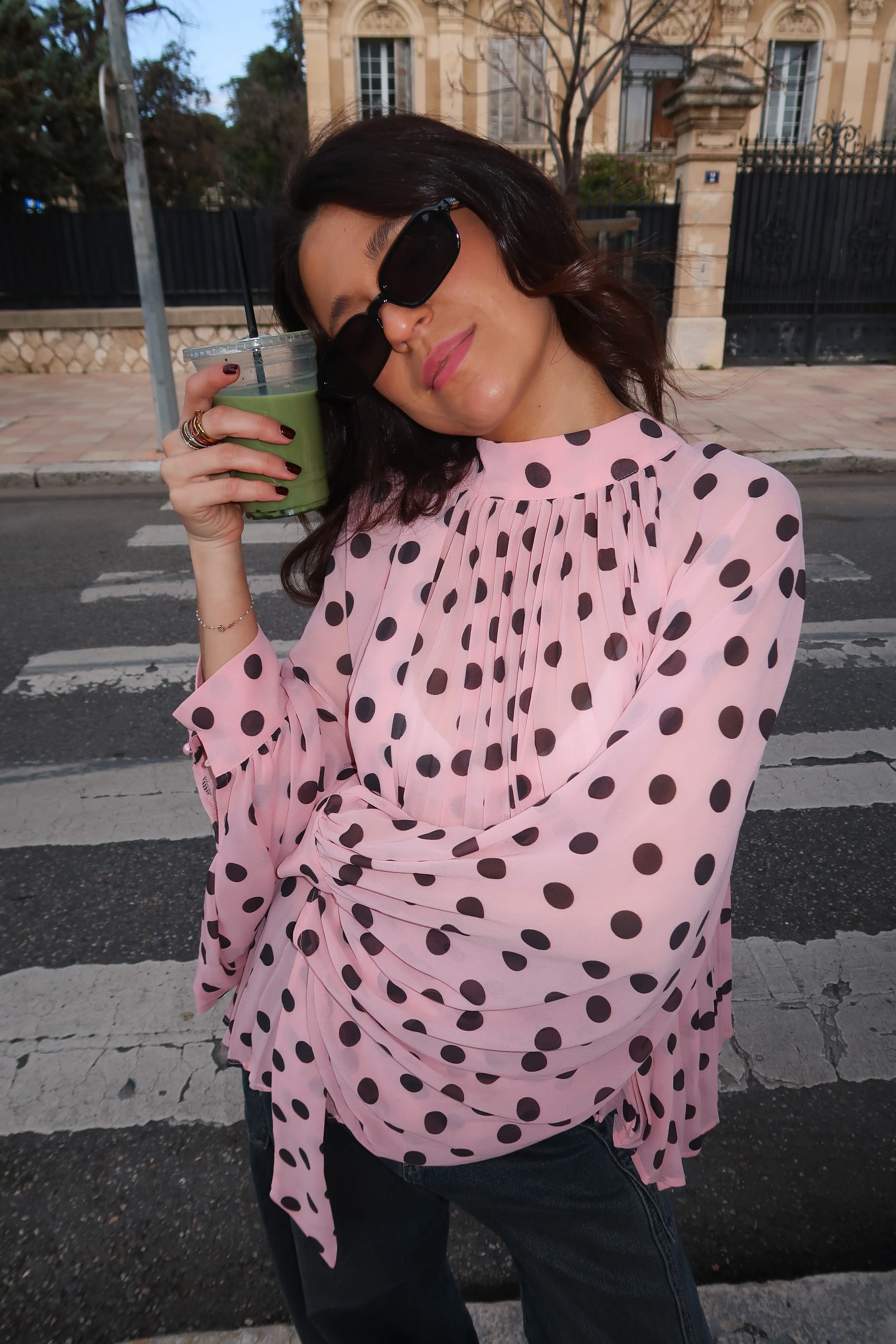 Blouse Éléanore rose - Image 3