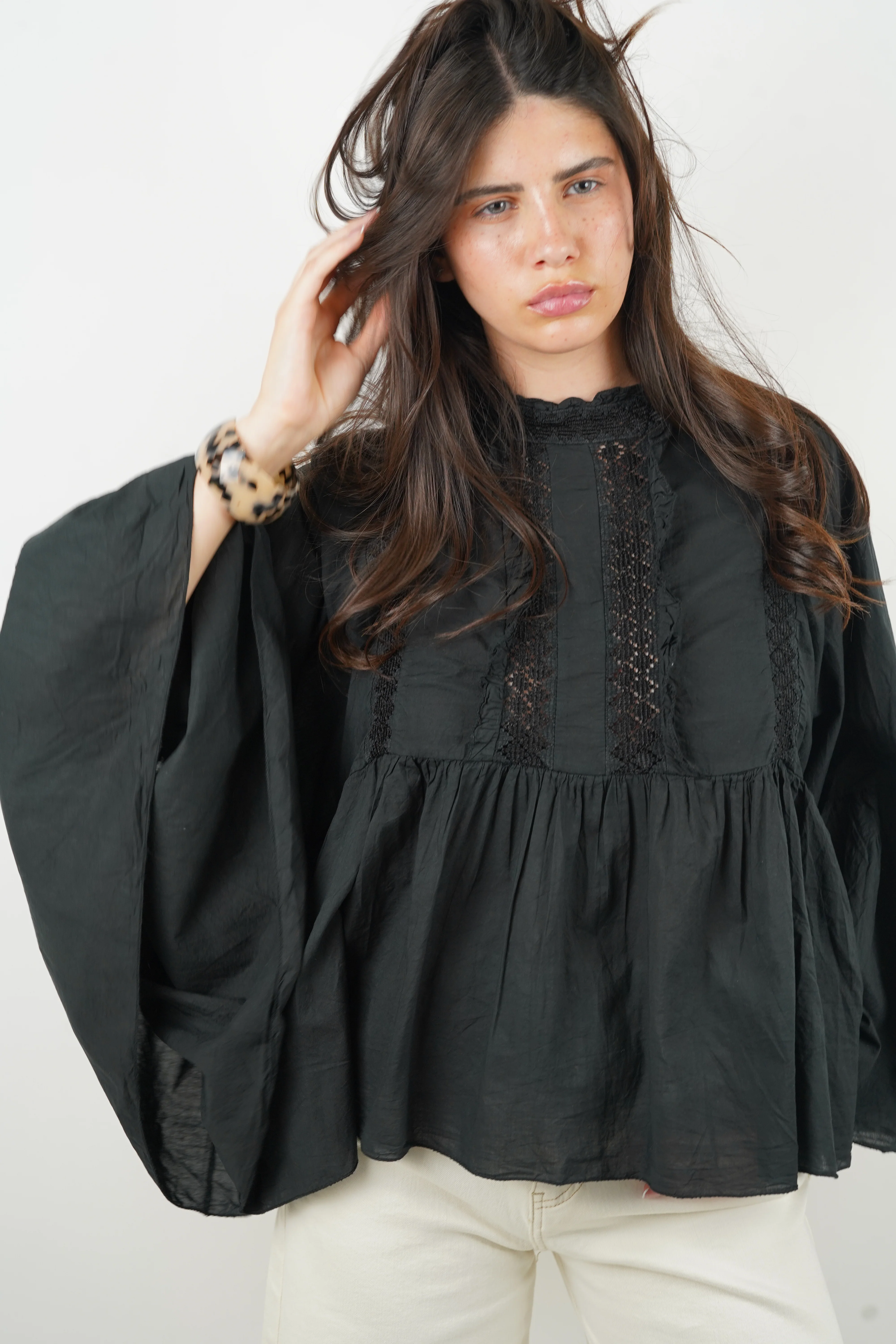 Blouse Léontine noire