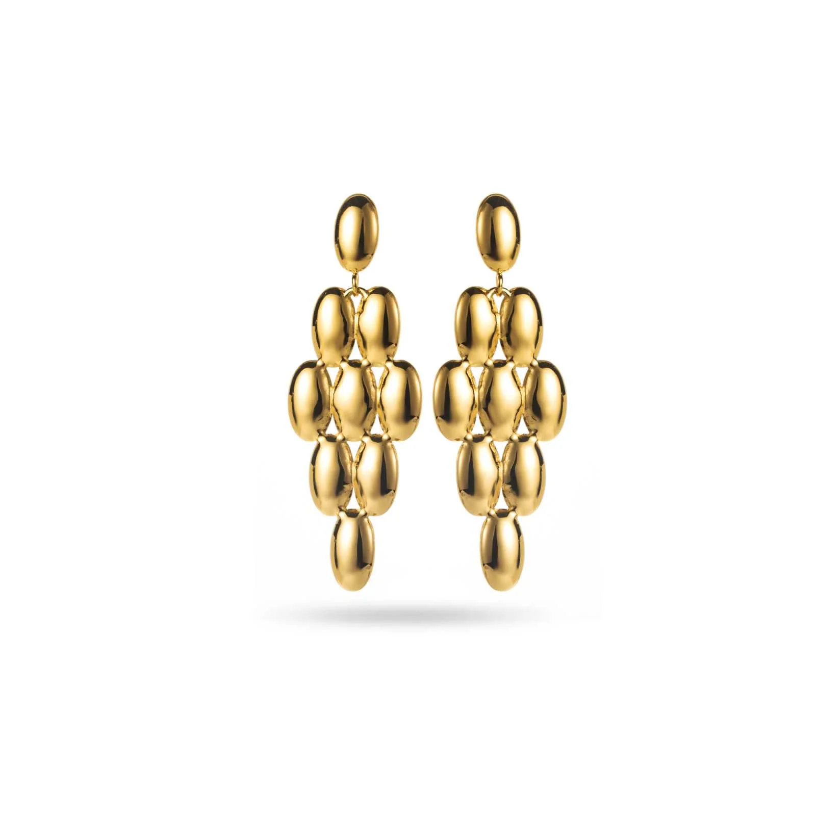Boucles d'oreilles Alma dorées