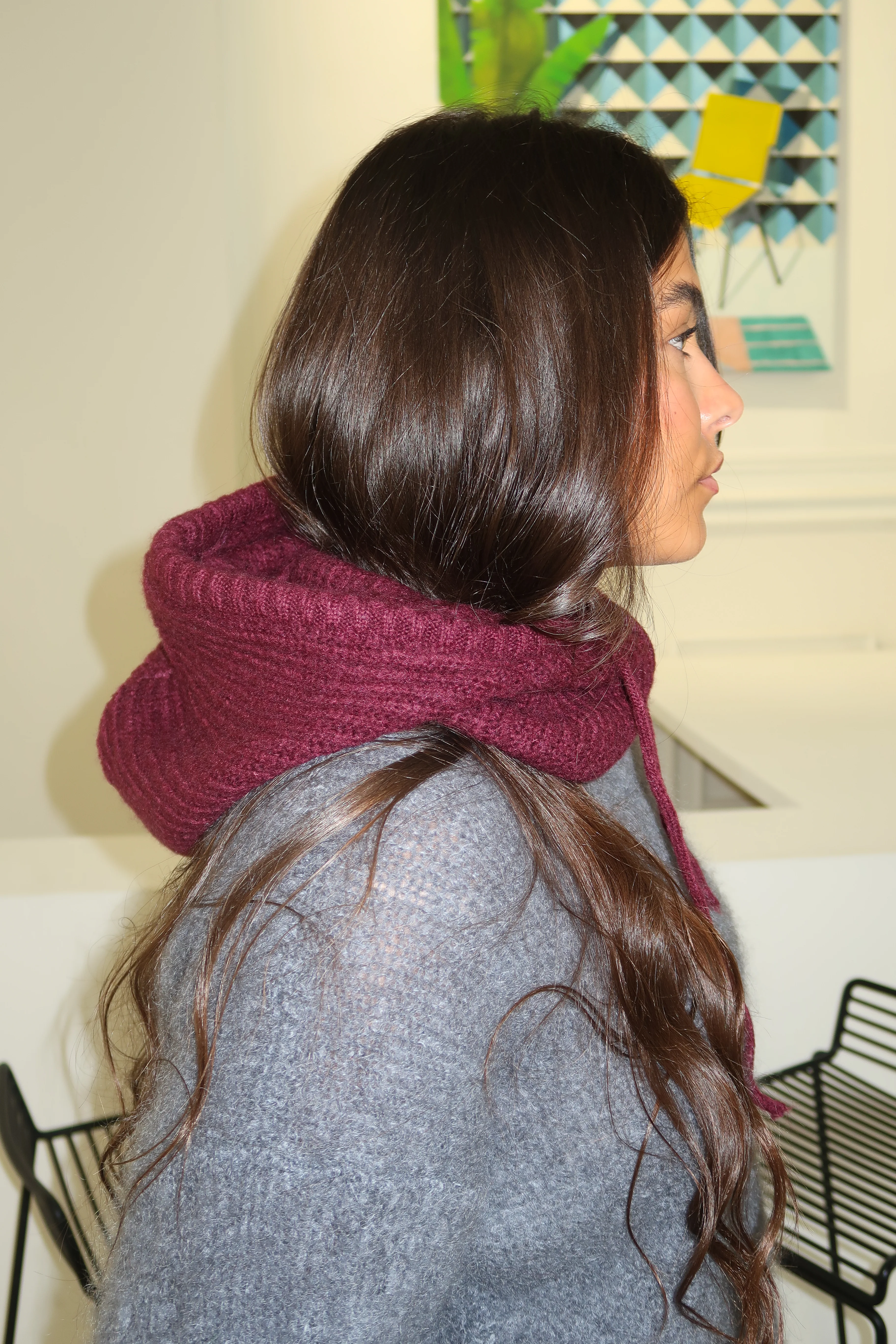 Cagoule Diana bordeaux - Image 5