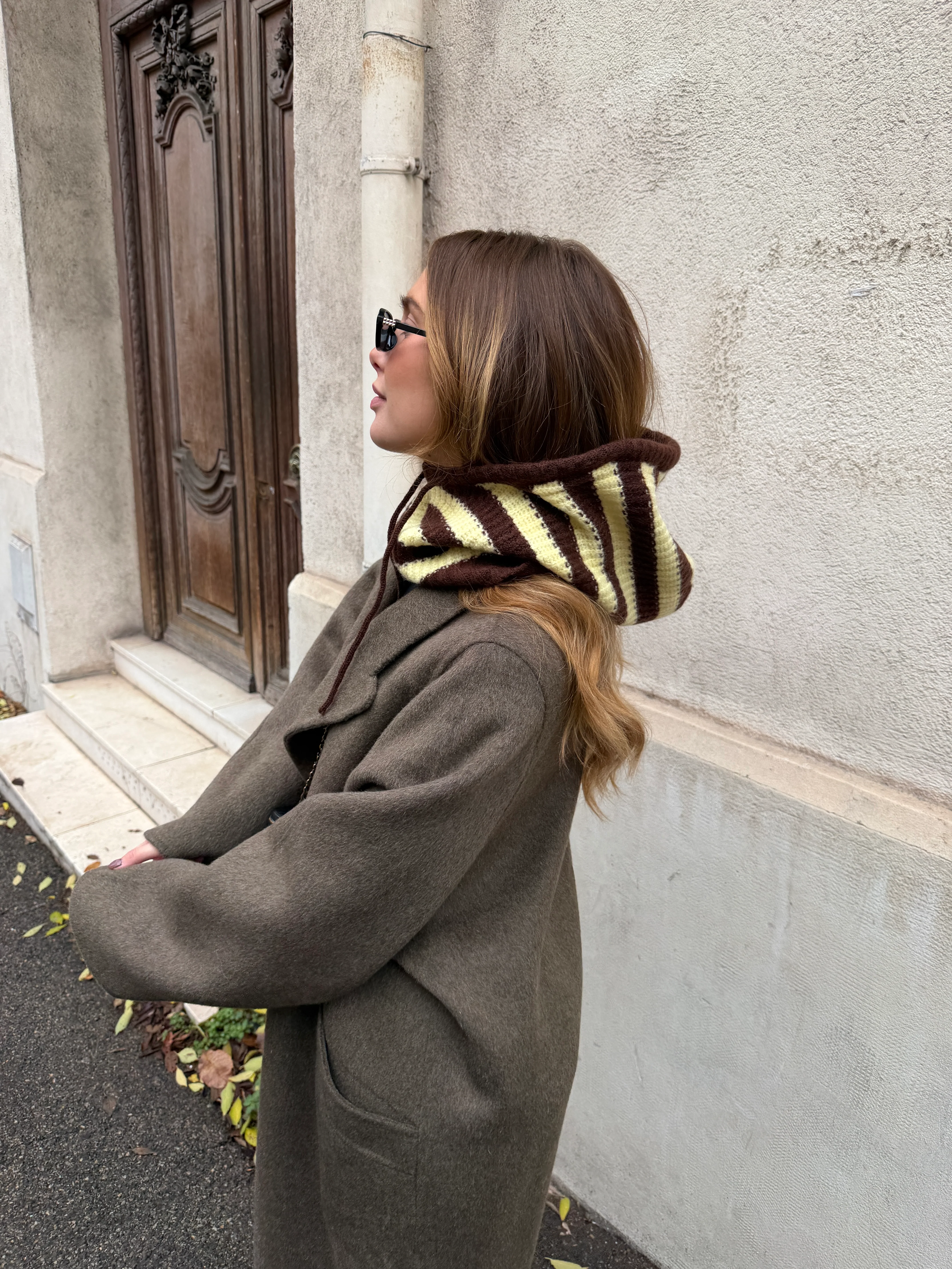Cagoule Océane jaune et marron - Image 3