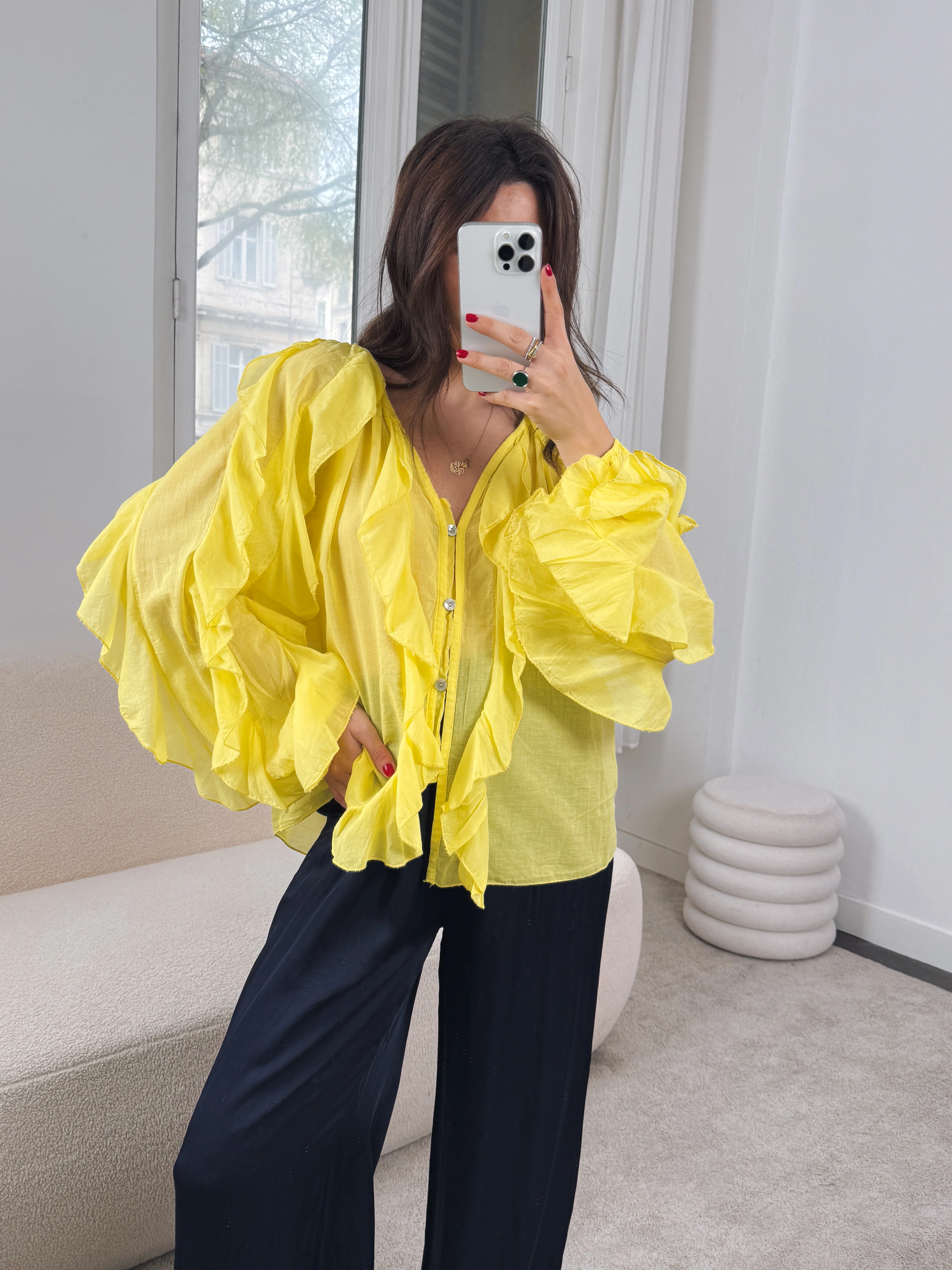 Blouse Annie jaune - Image 3
