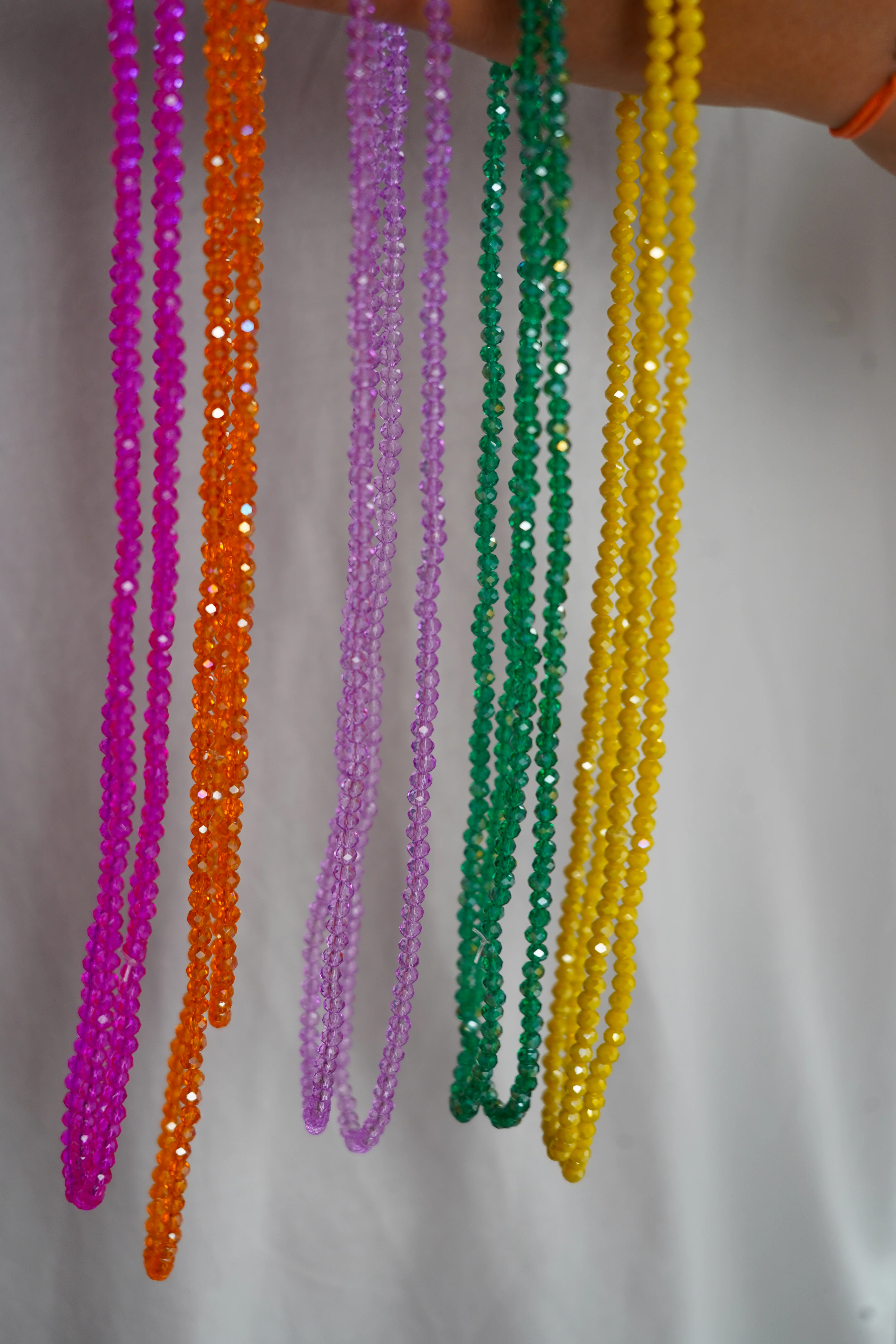 Collier en perles violettes - Image 4
