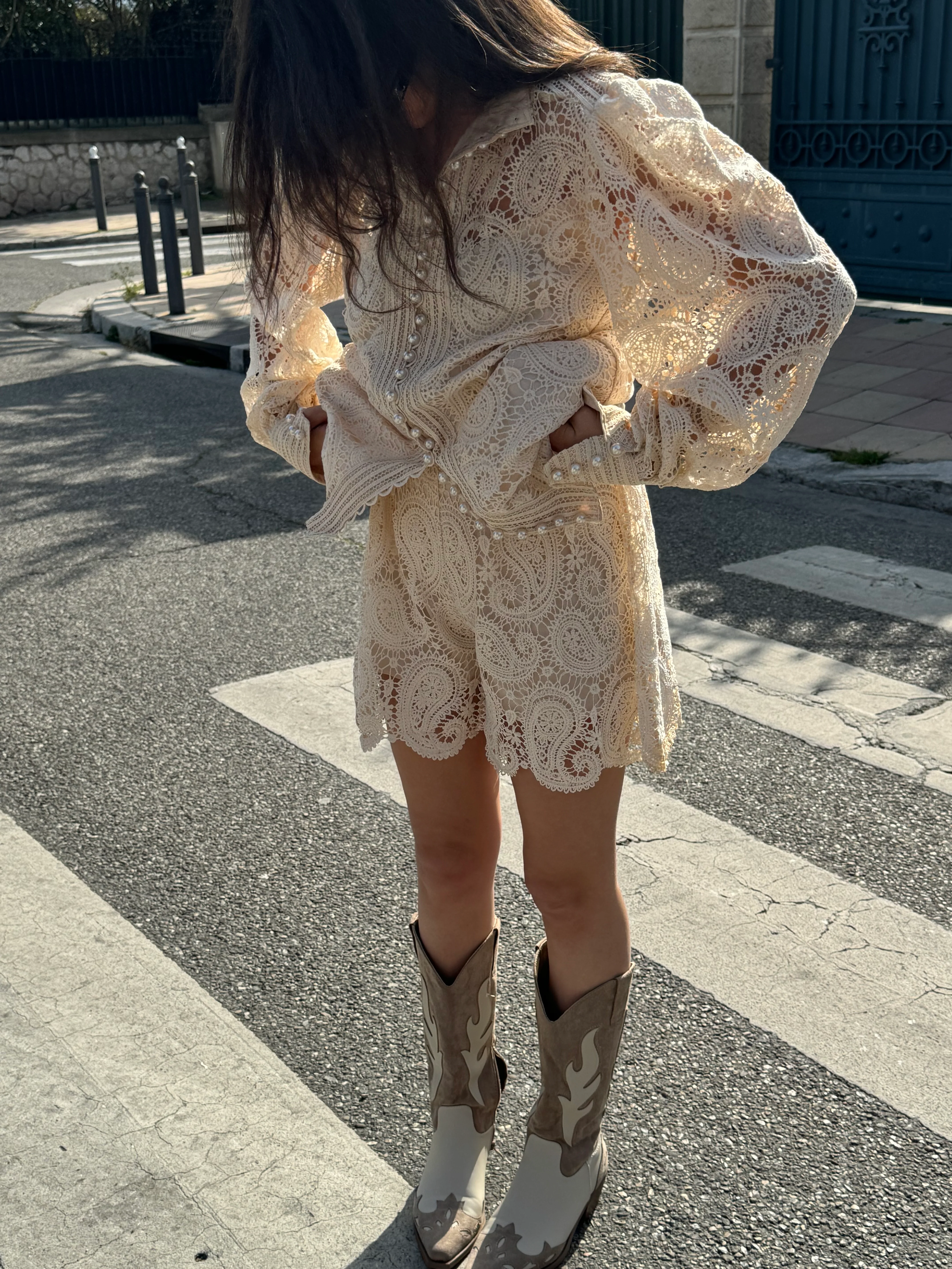Ensemble Sathine beige - Image 5