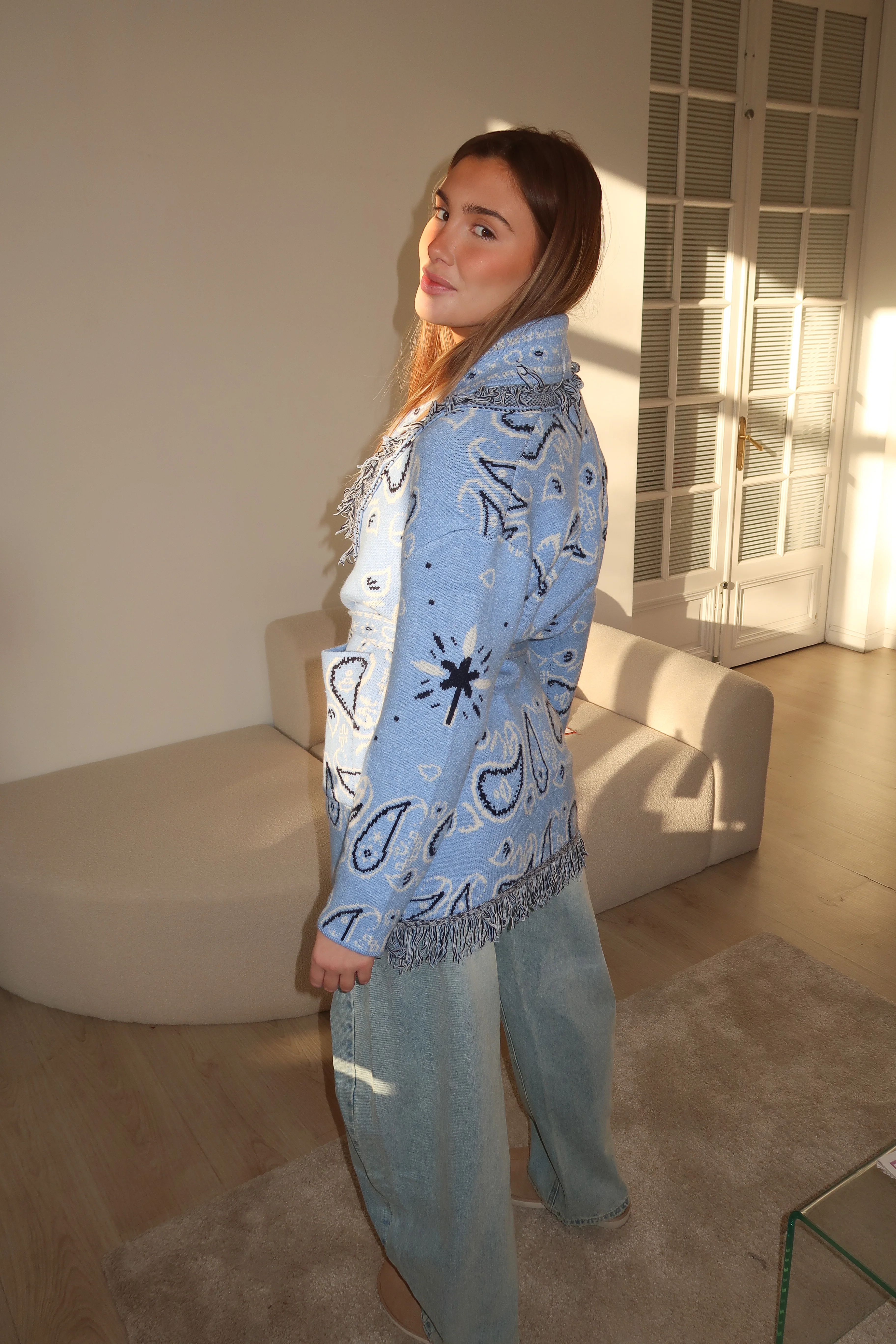 Gilet Suzanne bleu - Image 8