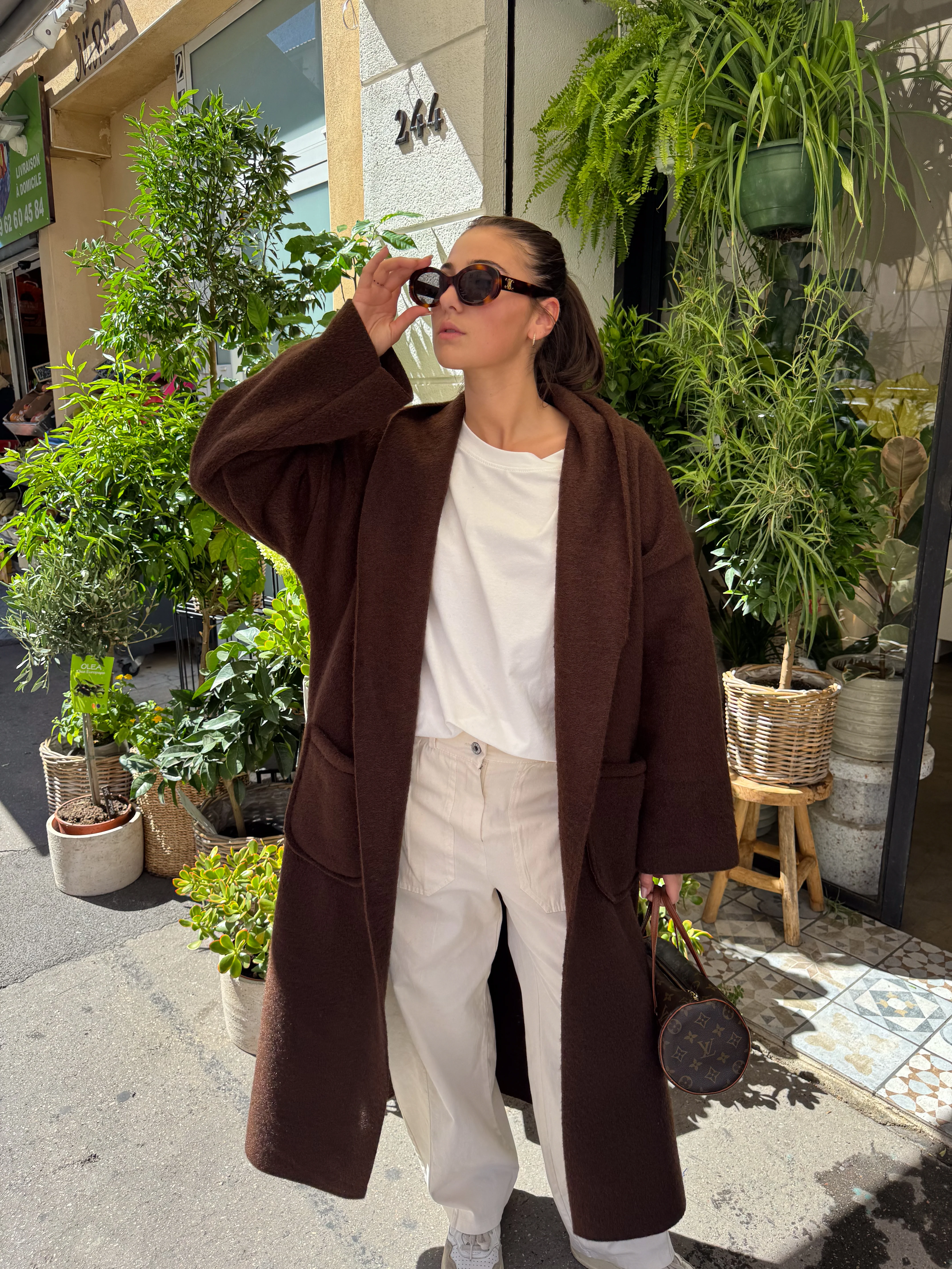Gilet Lana marron