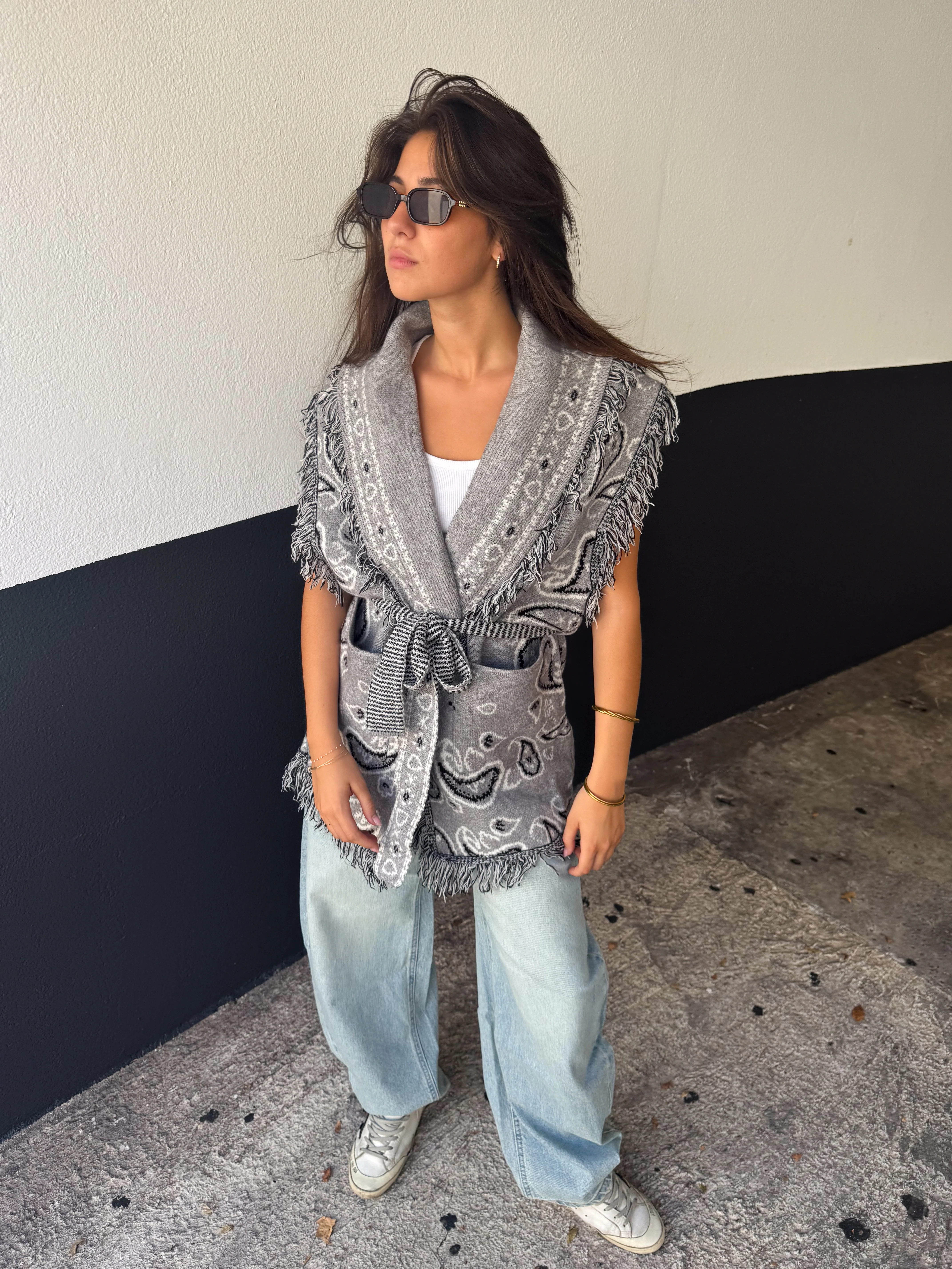 Gilet Natacha gris - Image 5