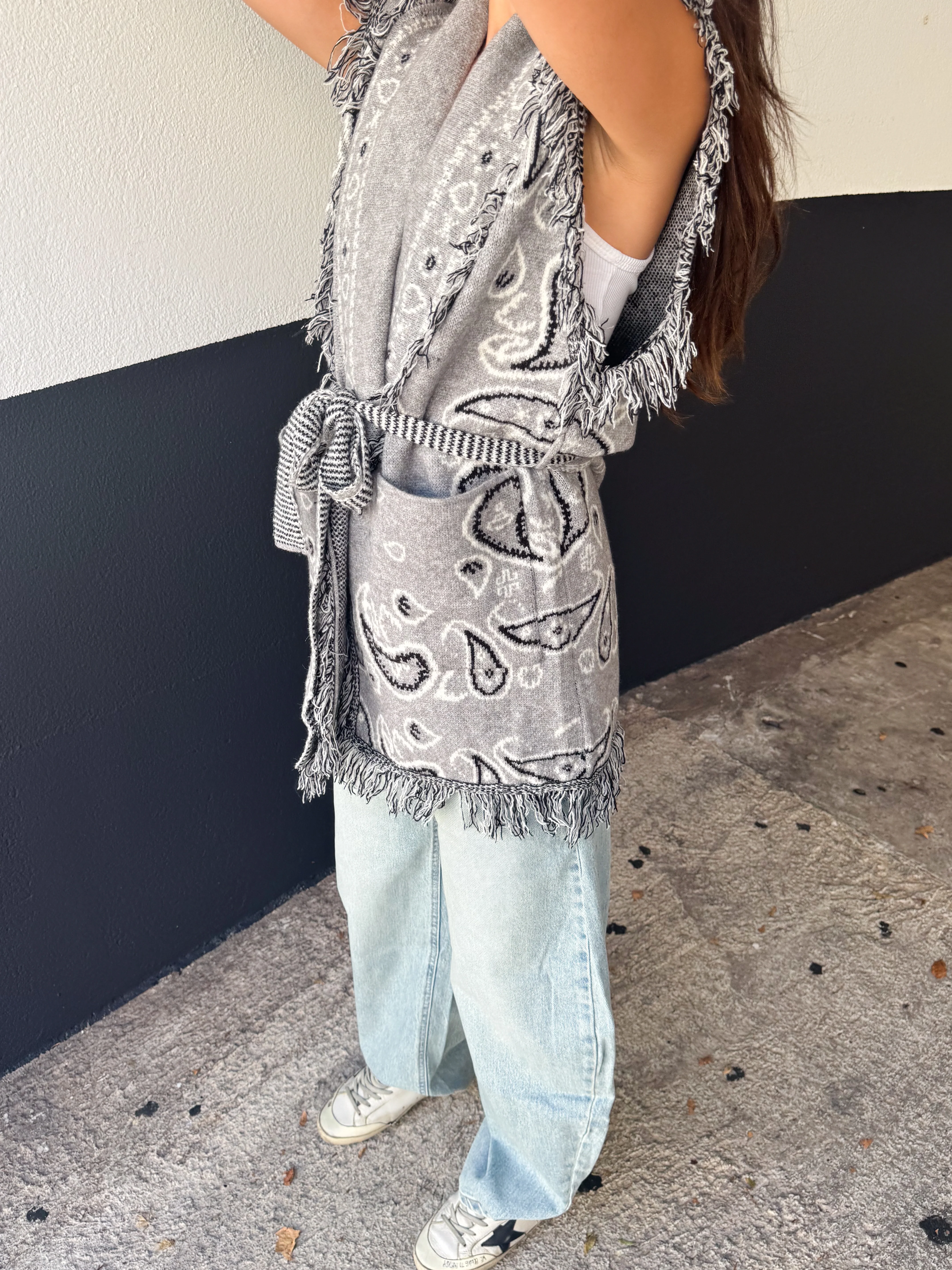 Gilet Natacha gris - Image 6