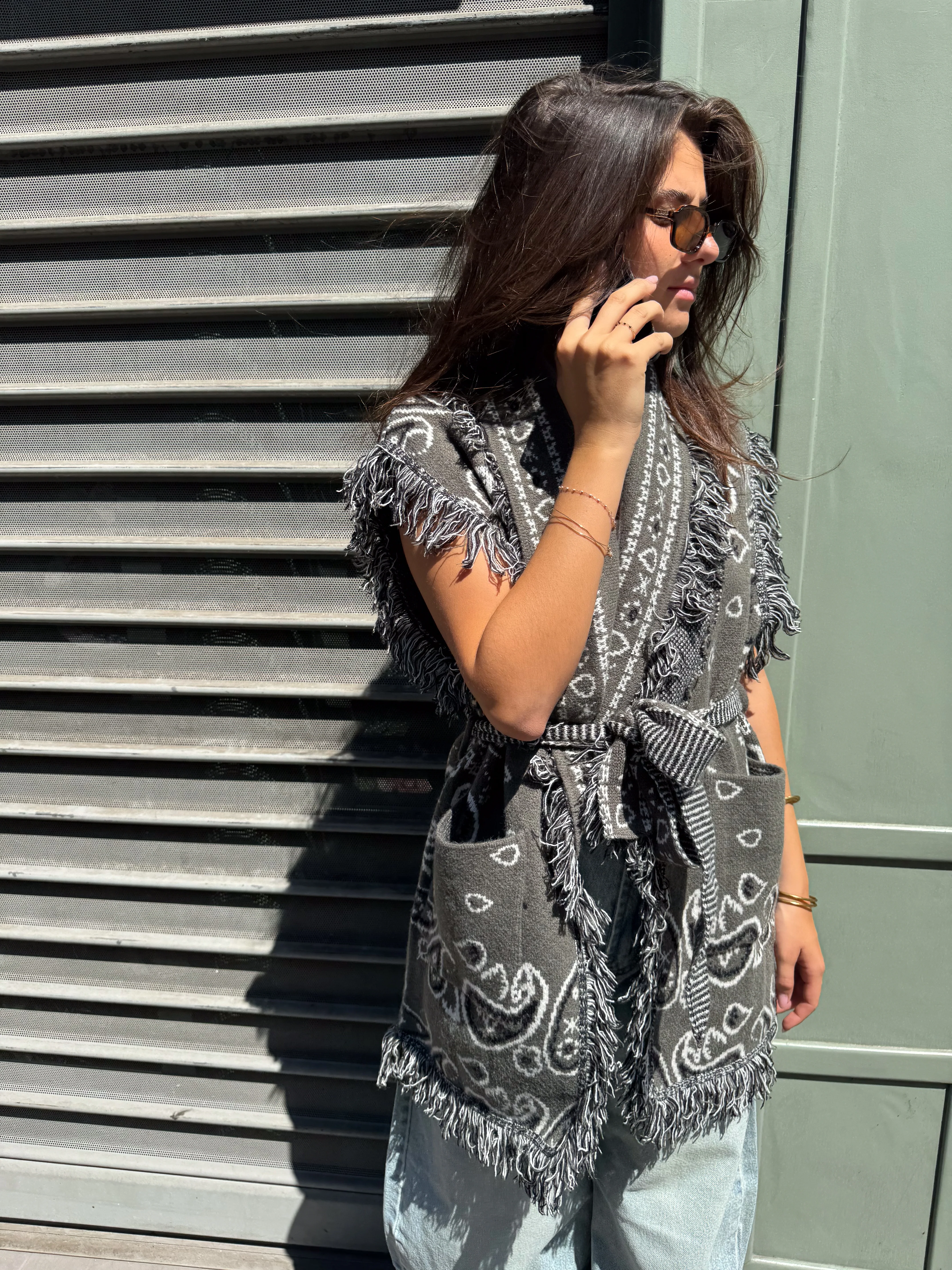 Gilet Natacha kaki - Image 4