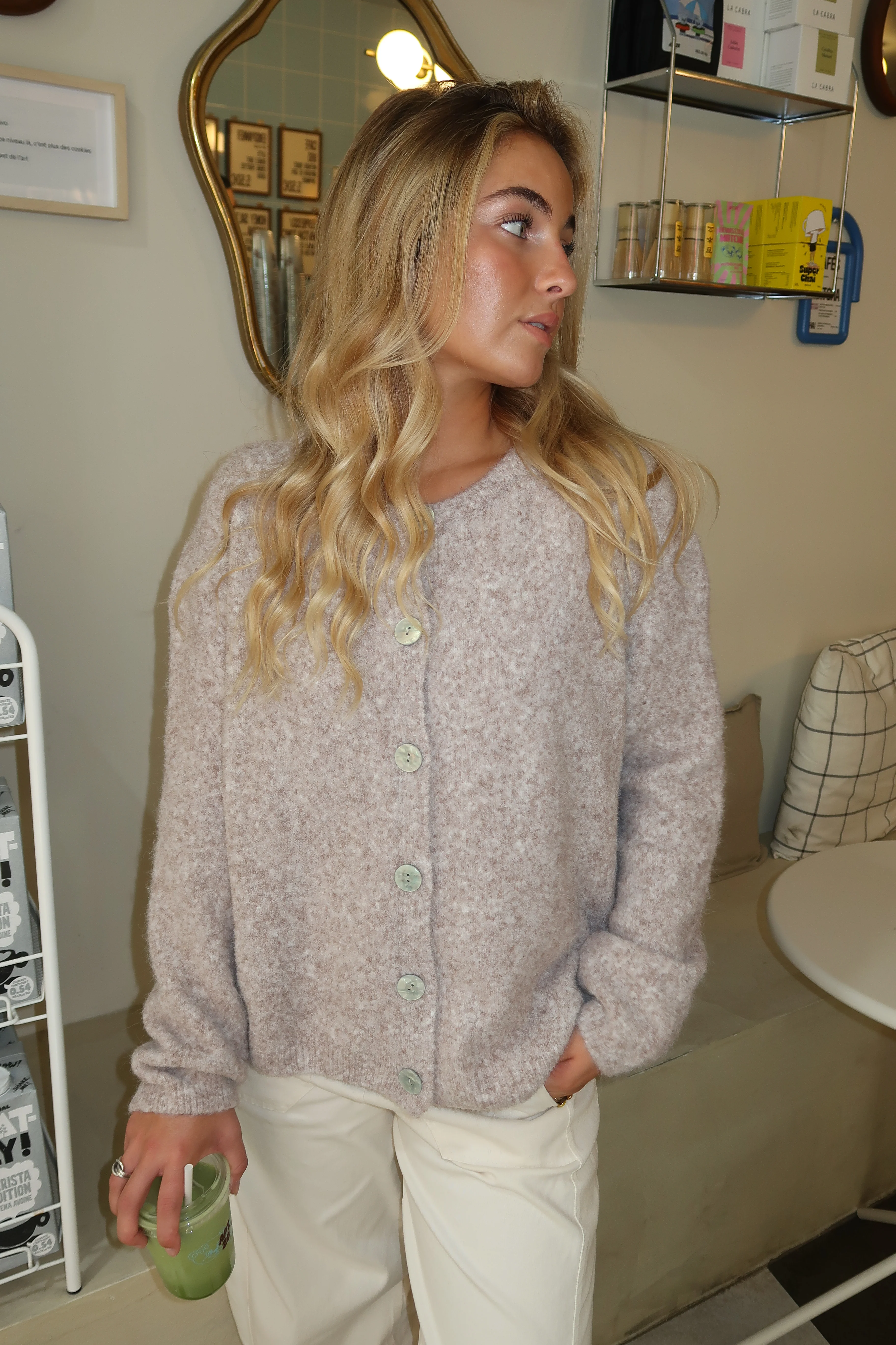 Gilet Lorraine taupe - Image 4