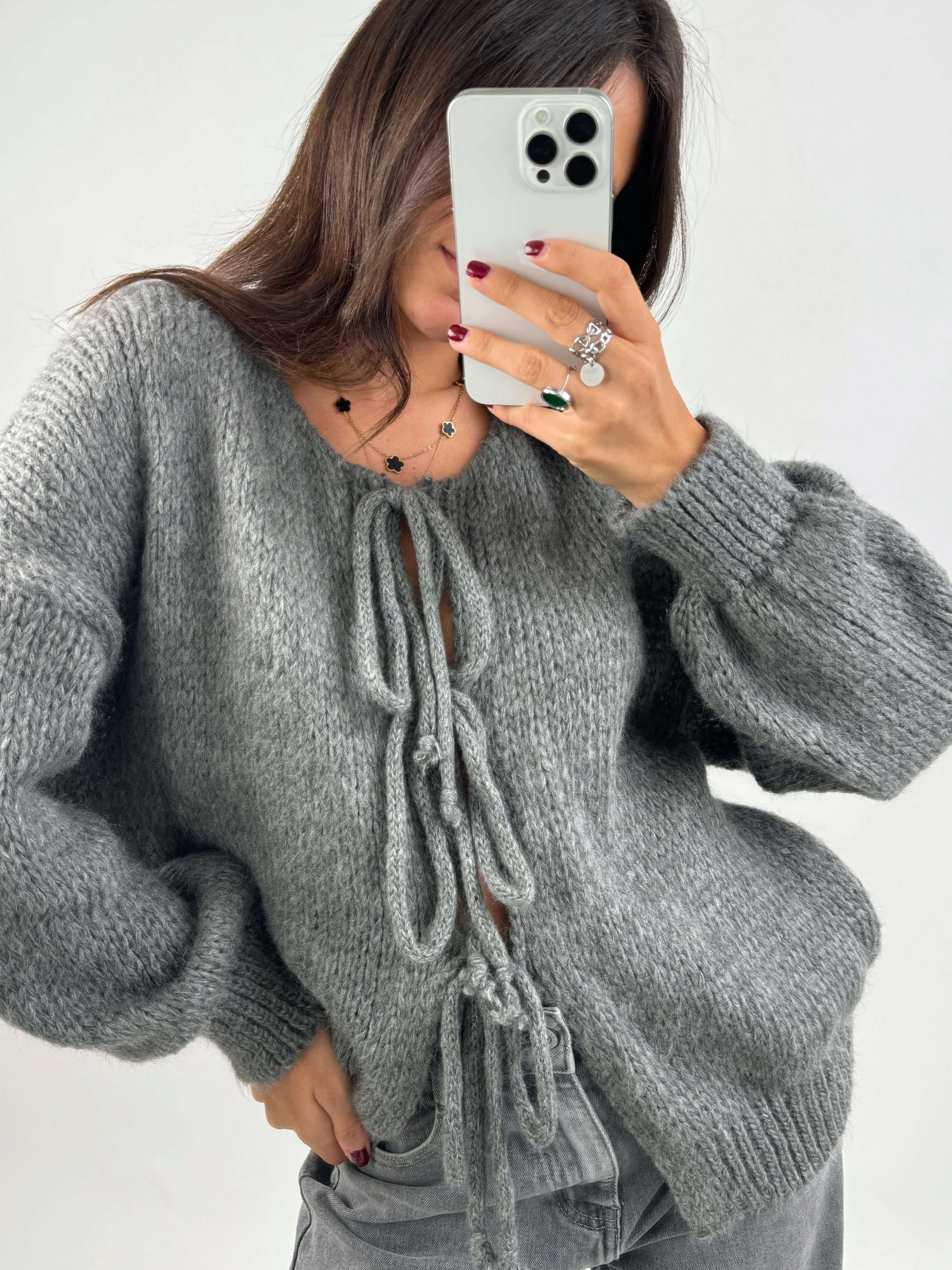 Gilet Nava gris foncé - Image 3