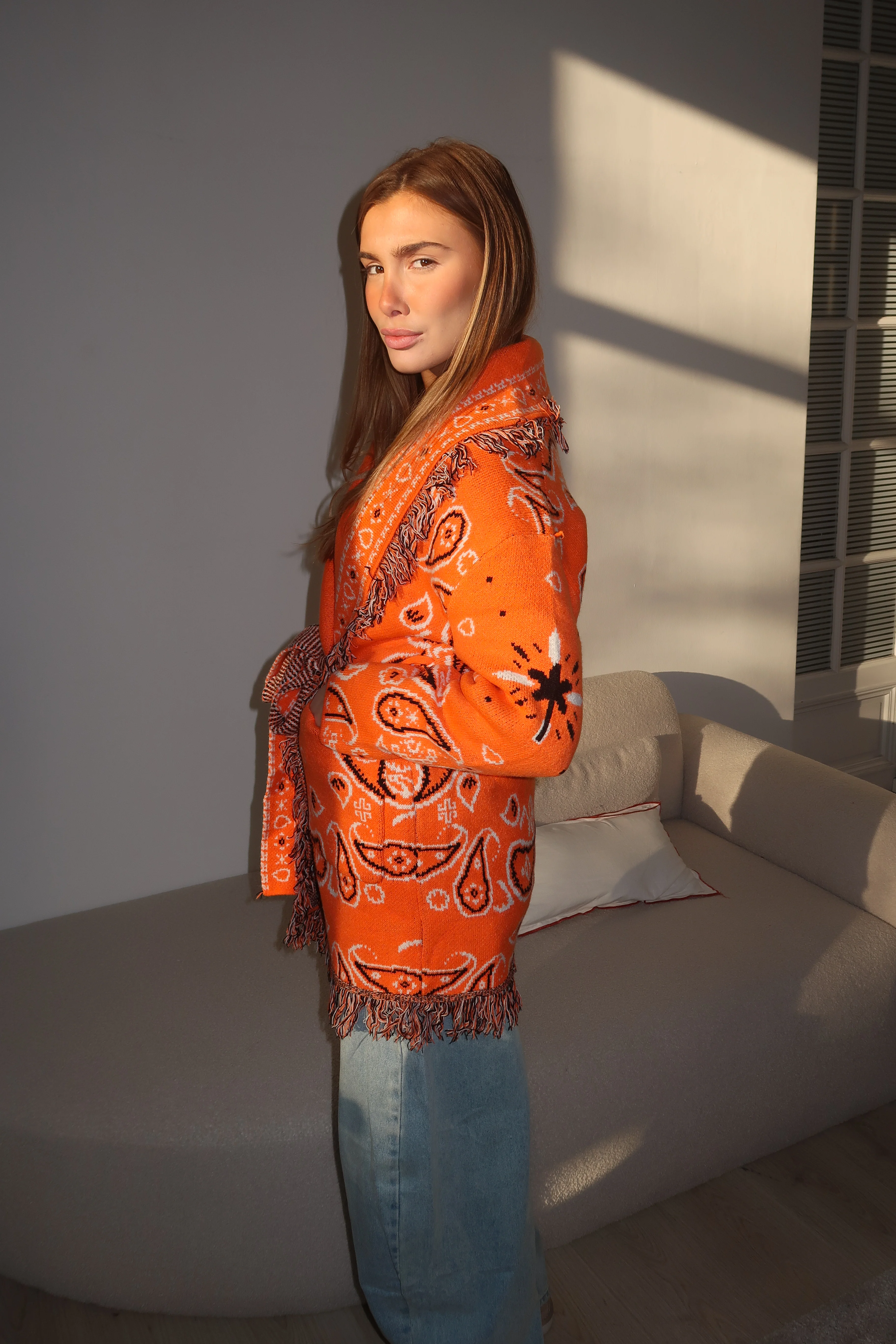 Gilet Suzanne orange - Image 5