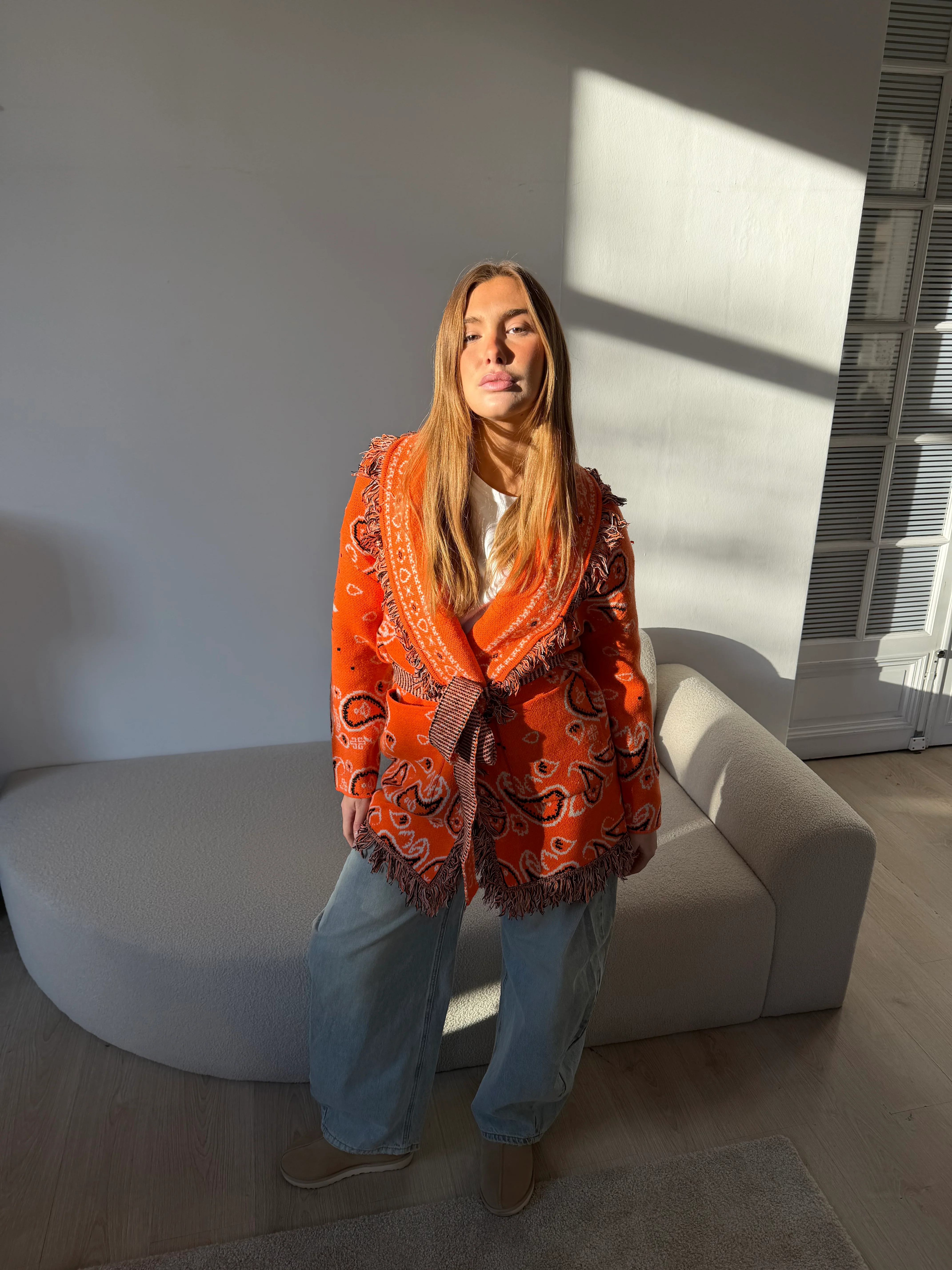 Gilet Suzanne orange - Image 6