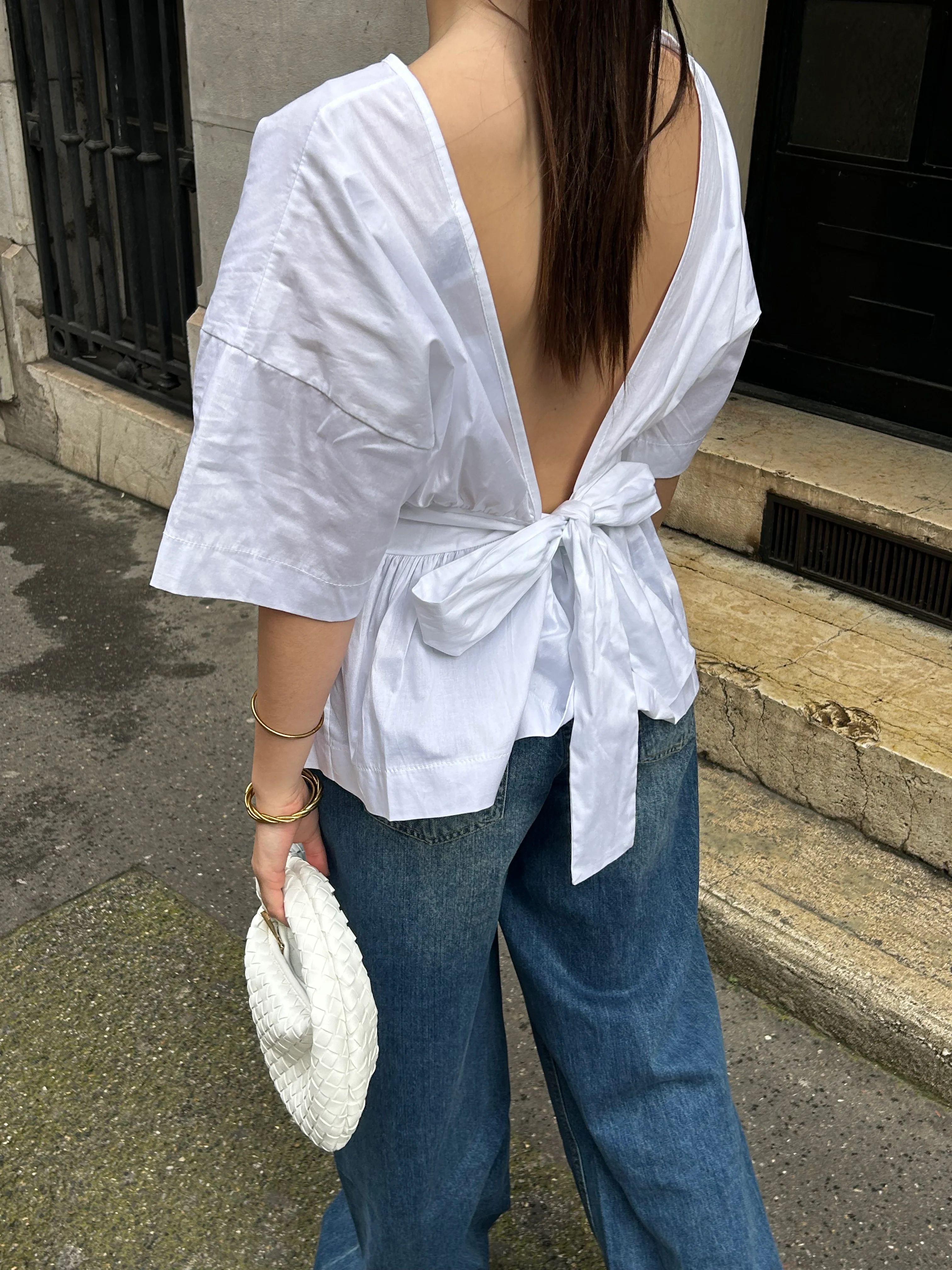 Haut Geneviève blanc - Image 8