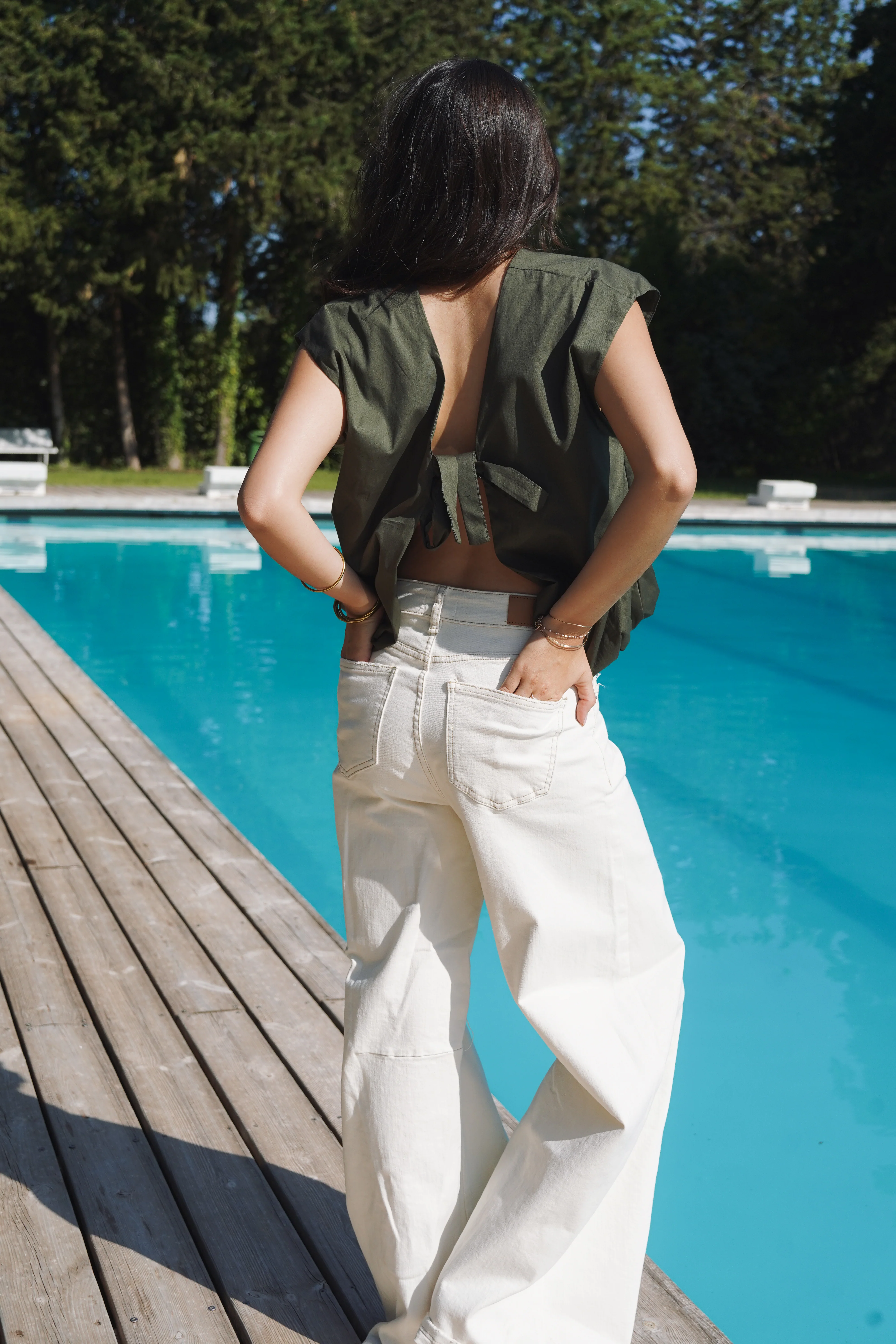 Haut Amandine kaki - Image 5