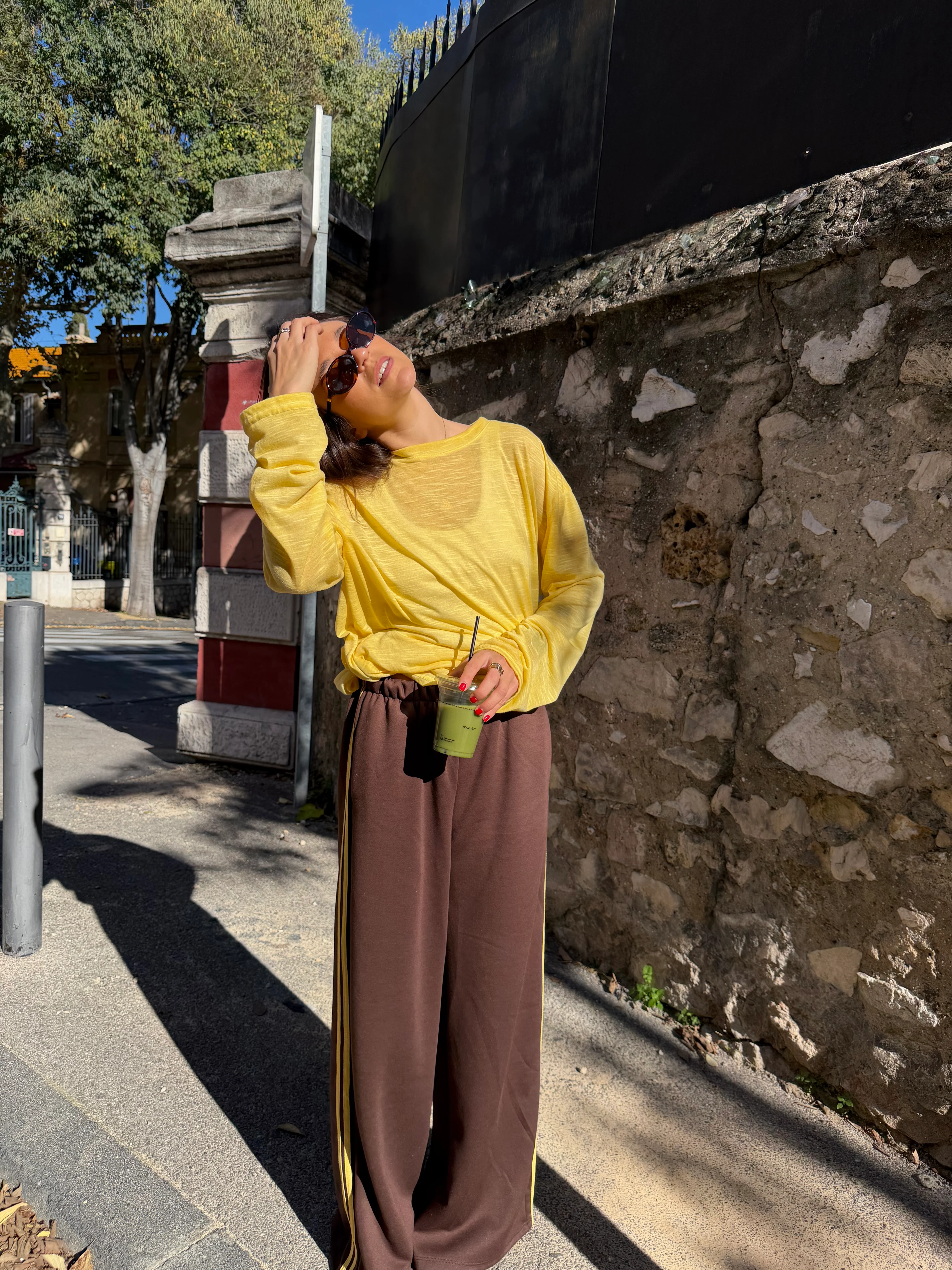 Jogging Ivy marron et jaune - Image 5