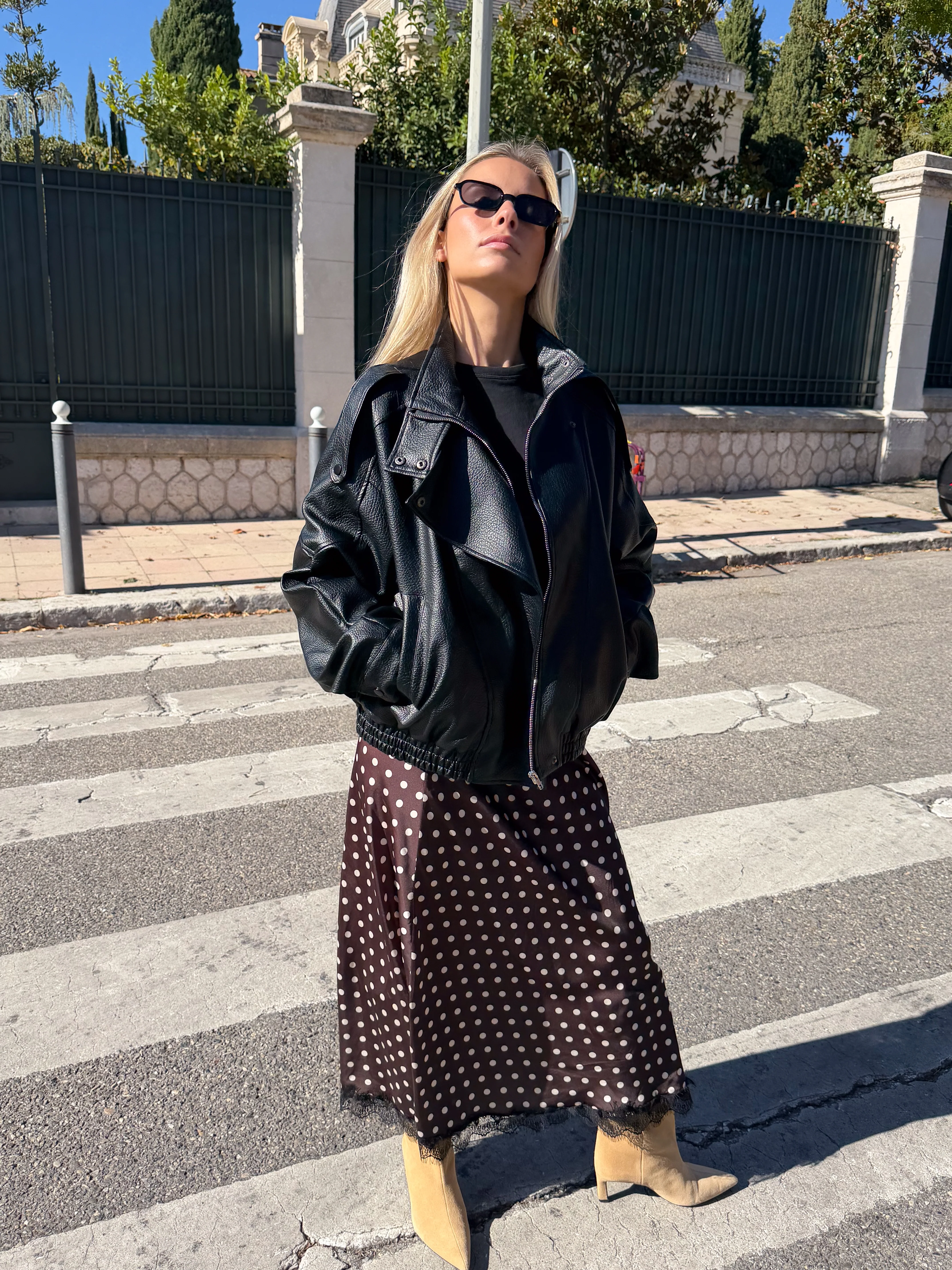 Jupe Clothilde marron - Image 4