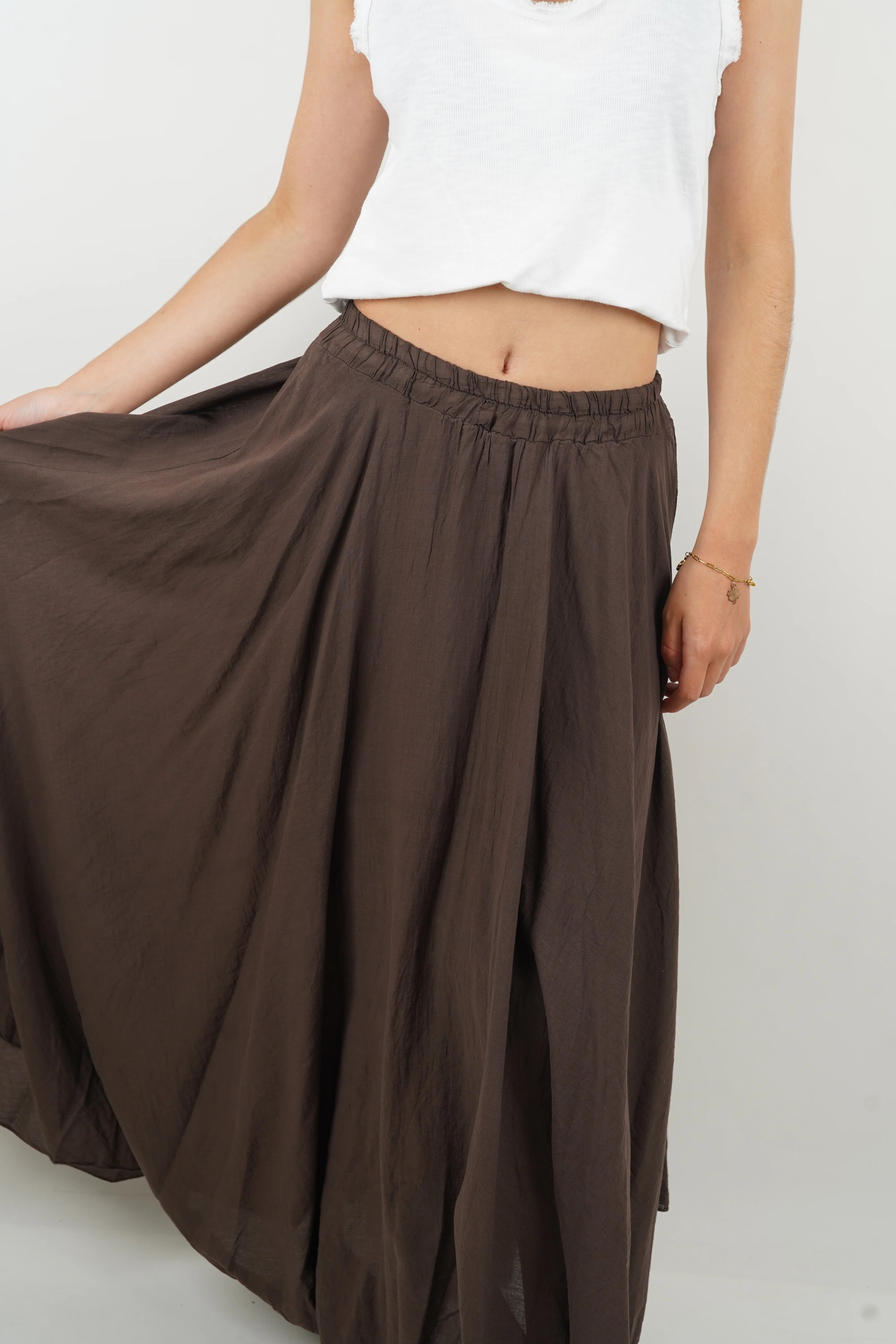 Jupe Martine marron - Image 3