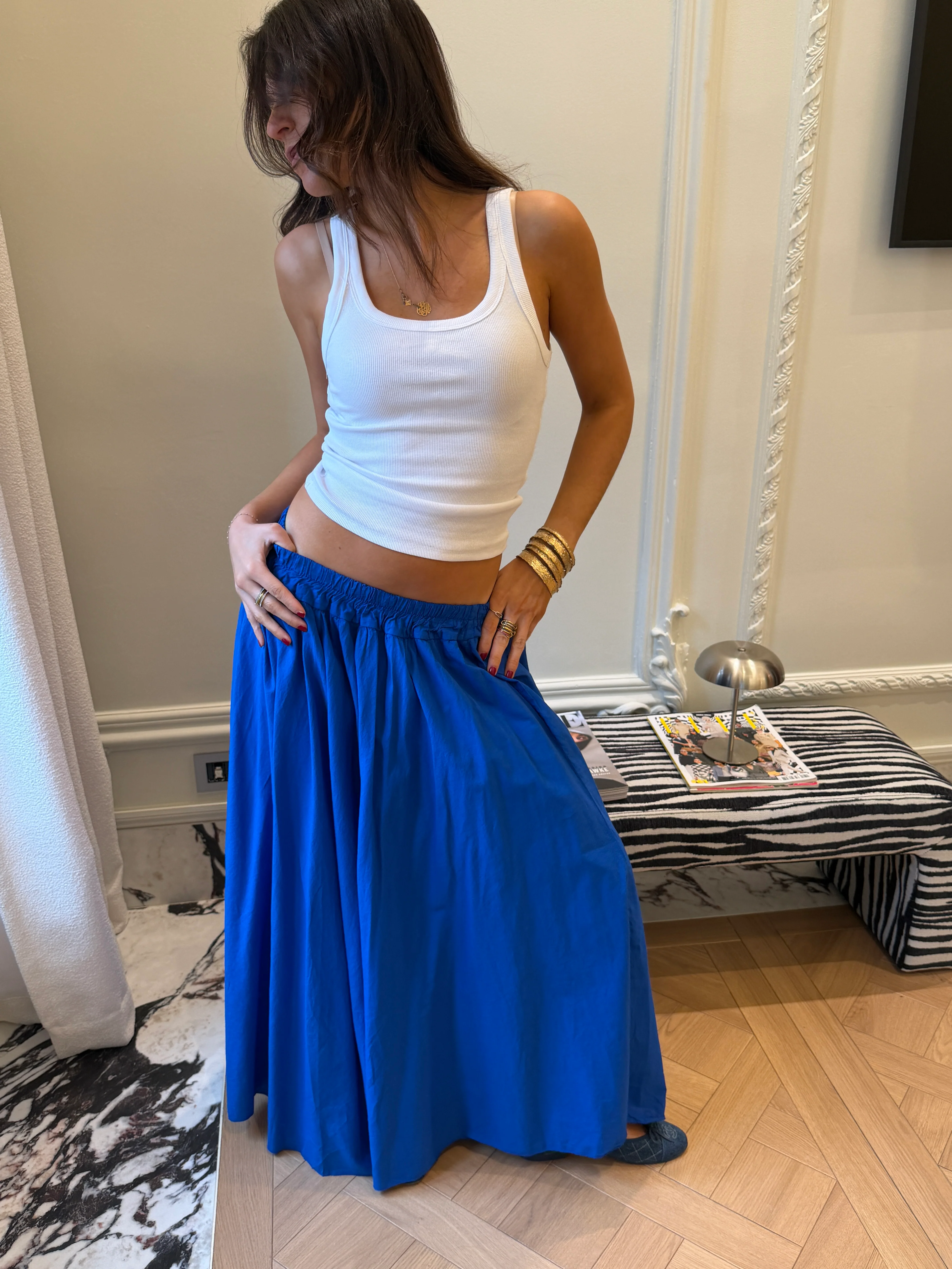 Jupe Martine bleu roi - Image 4