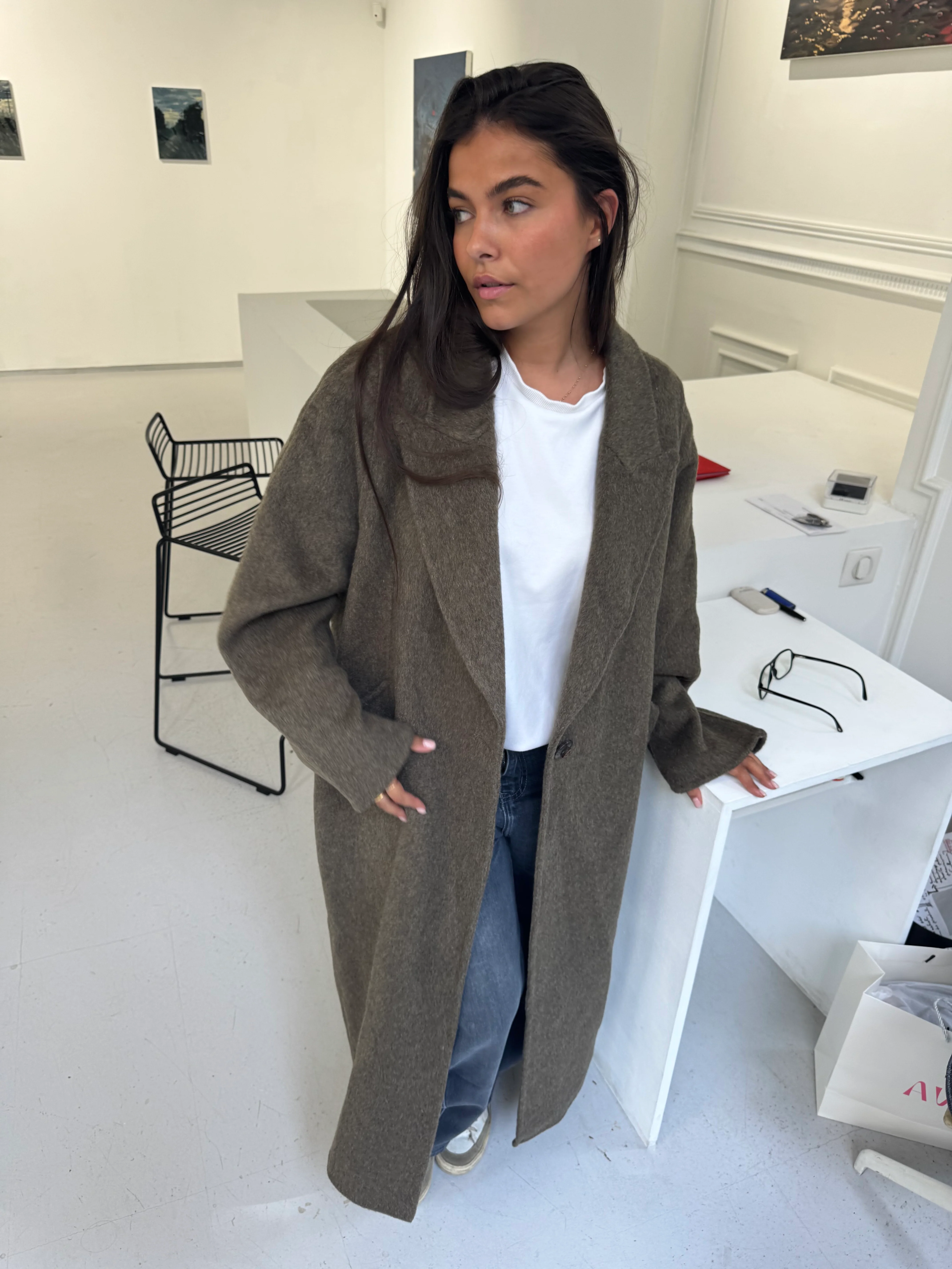 Manteau 100% laine Louana