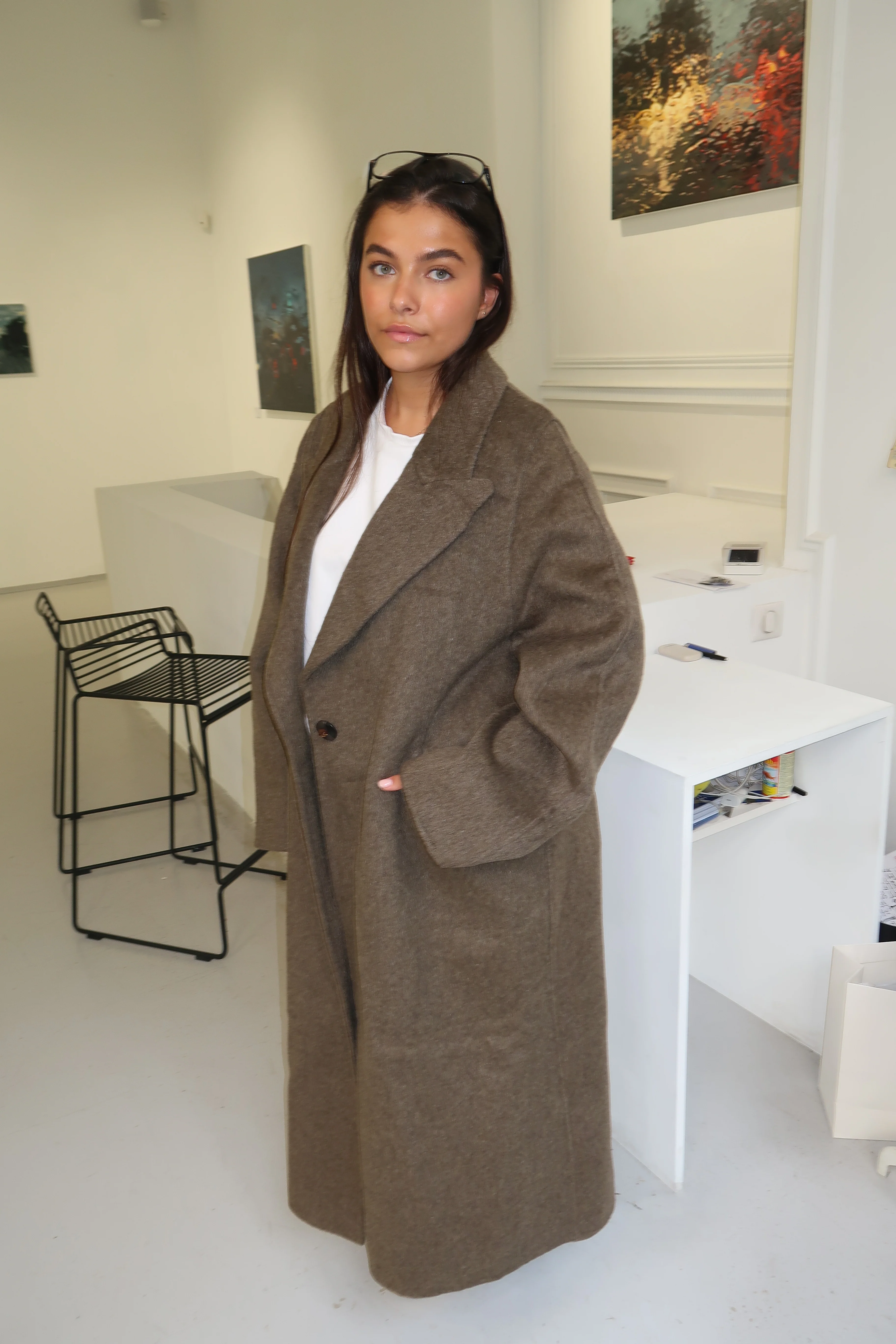Manteau 100% laine Louana - Image 9