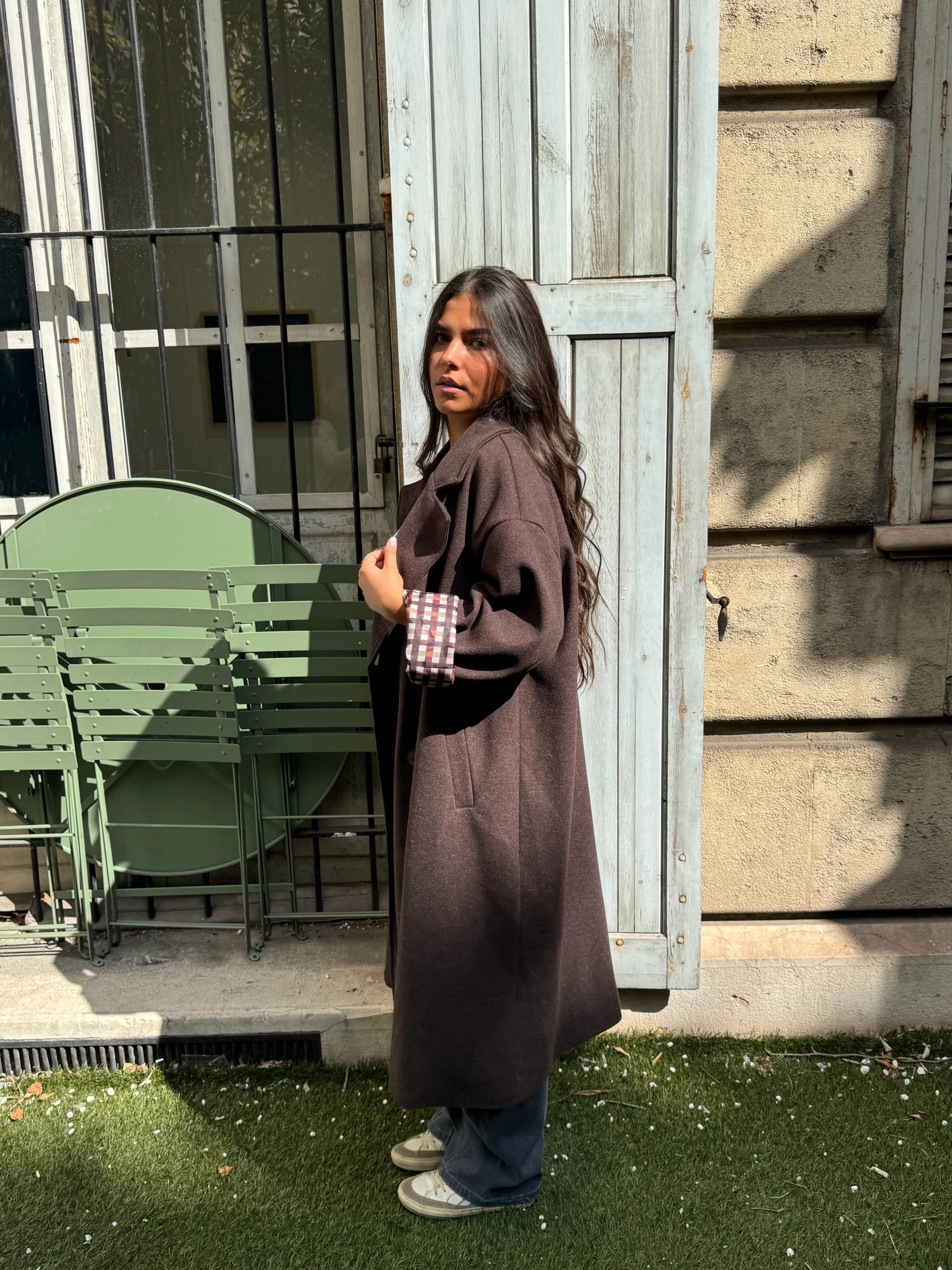 Manteau Charlie marron - Image 2