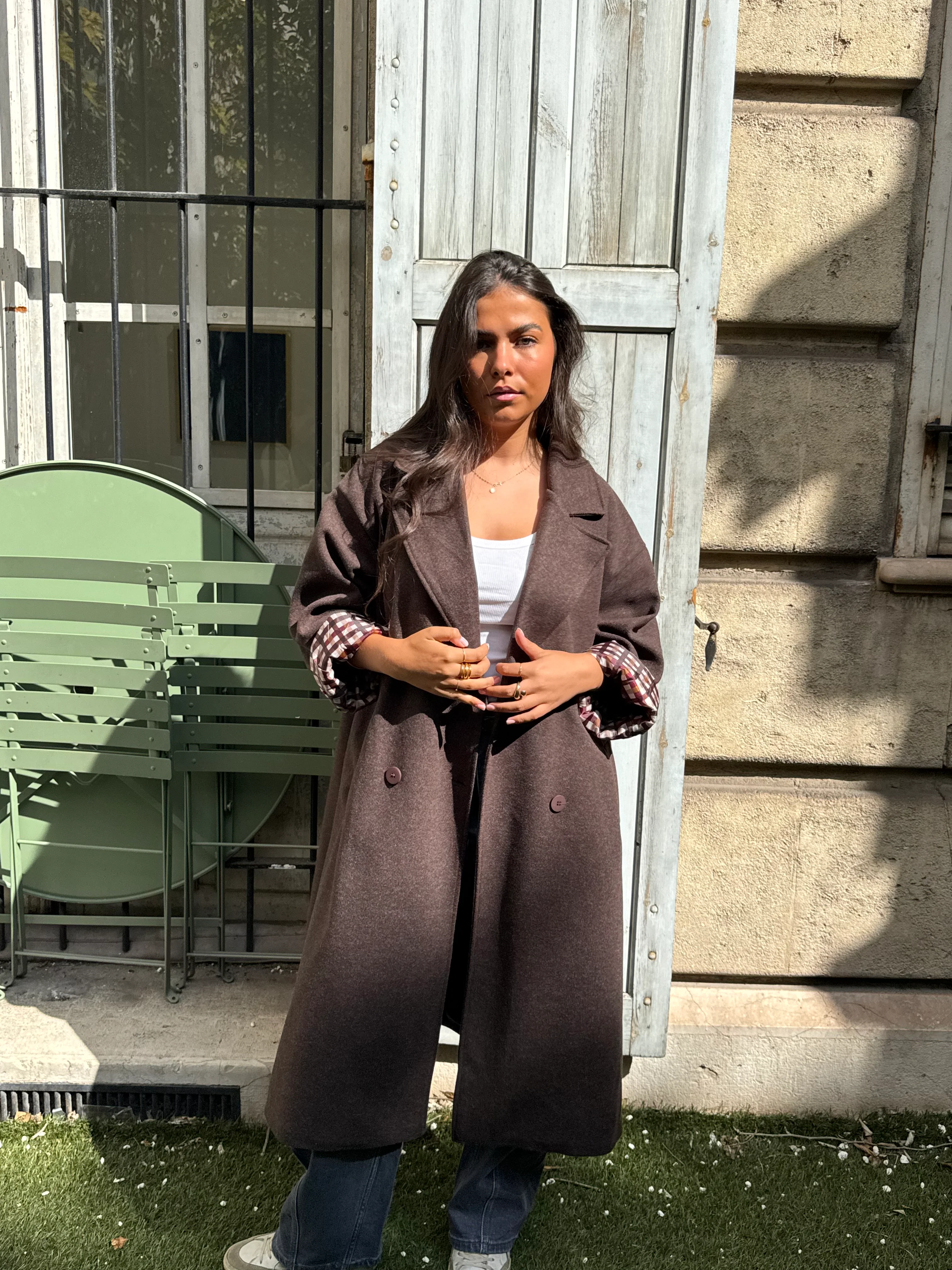 Manteau Charlie marron - Image 4