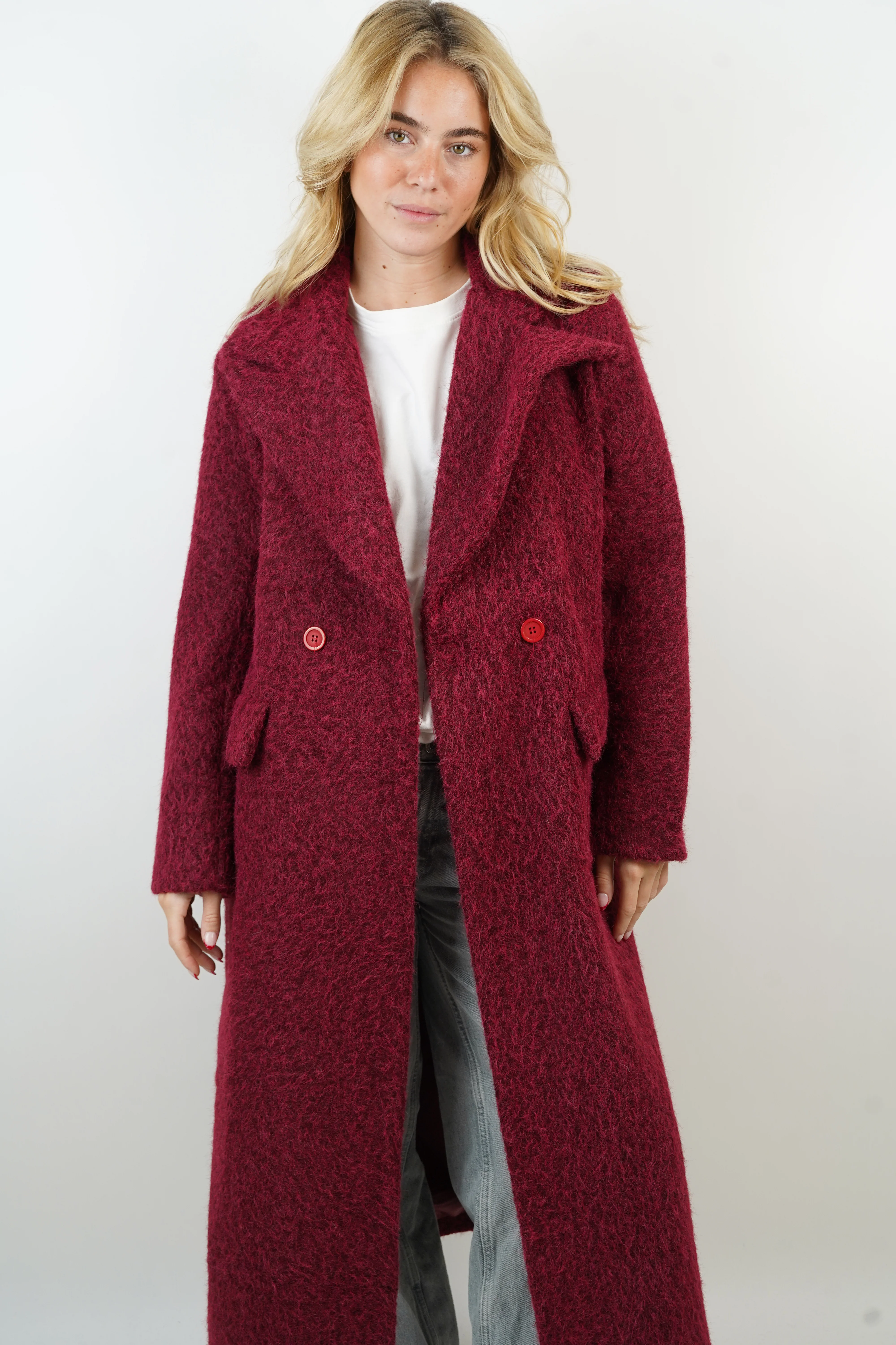 Manteau Ella bordeaux