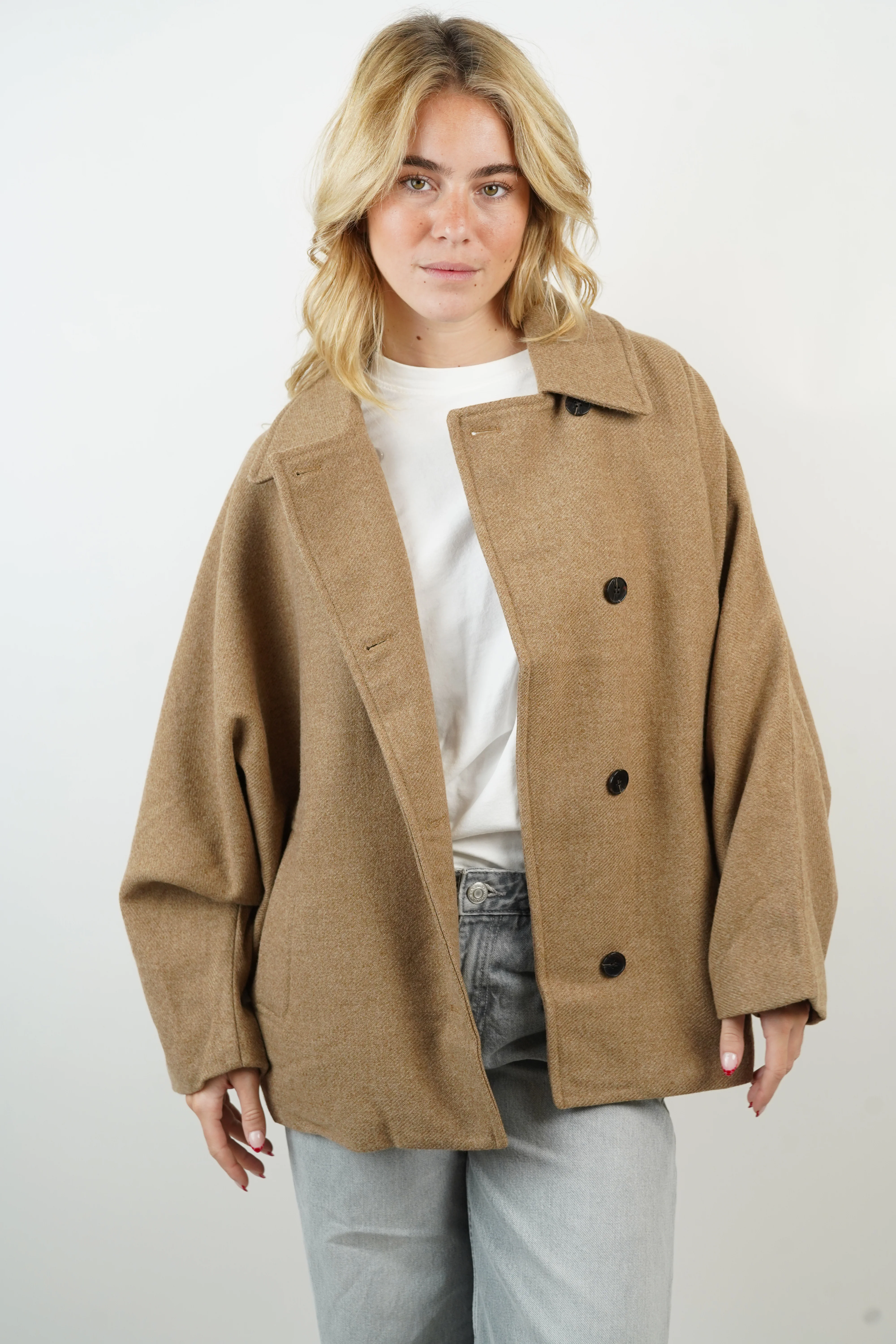 Manteau Margarette noisette