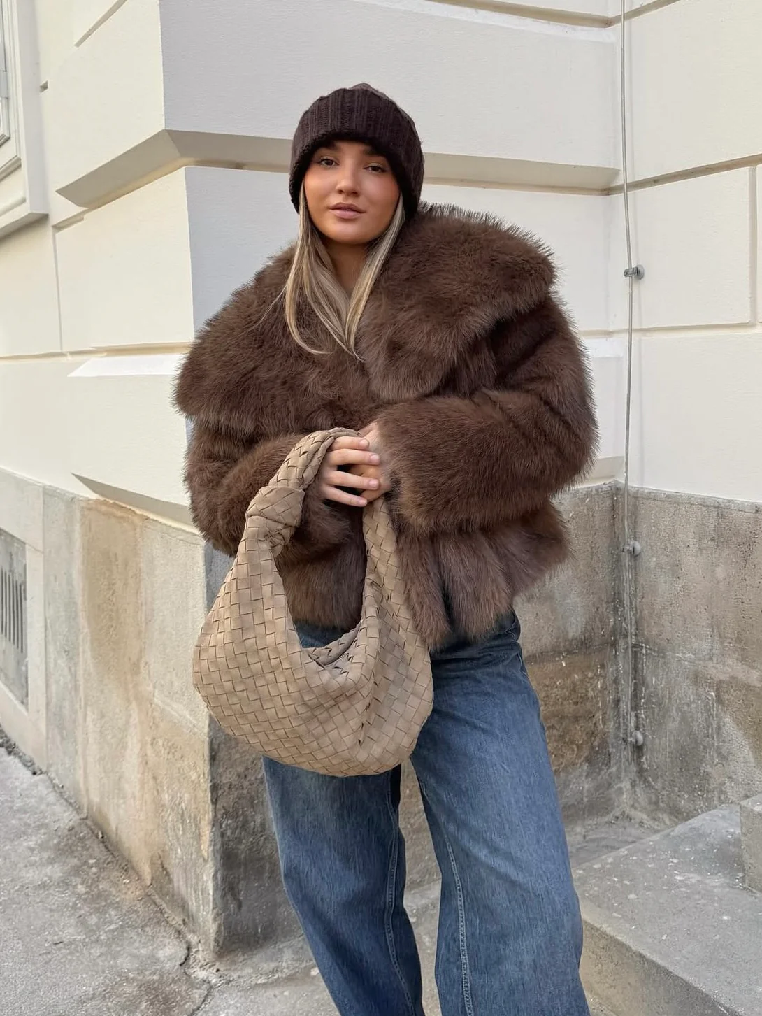 Manteau Fiona marron