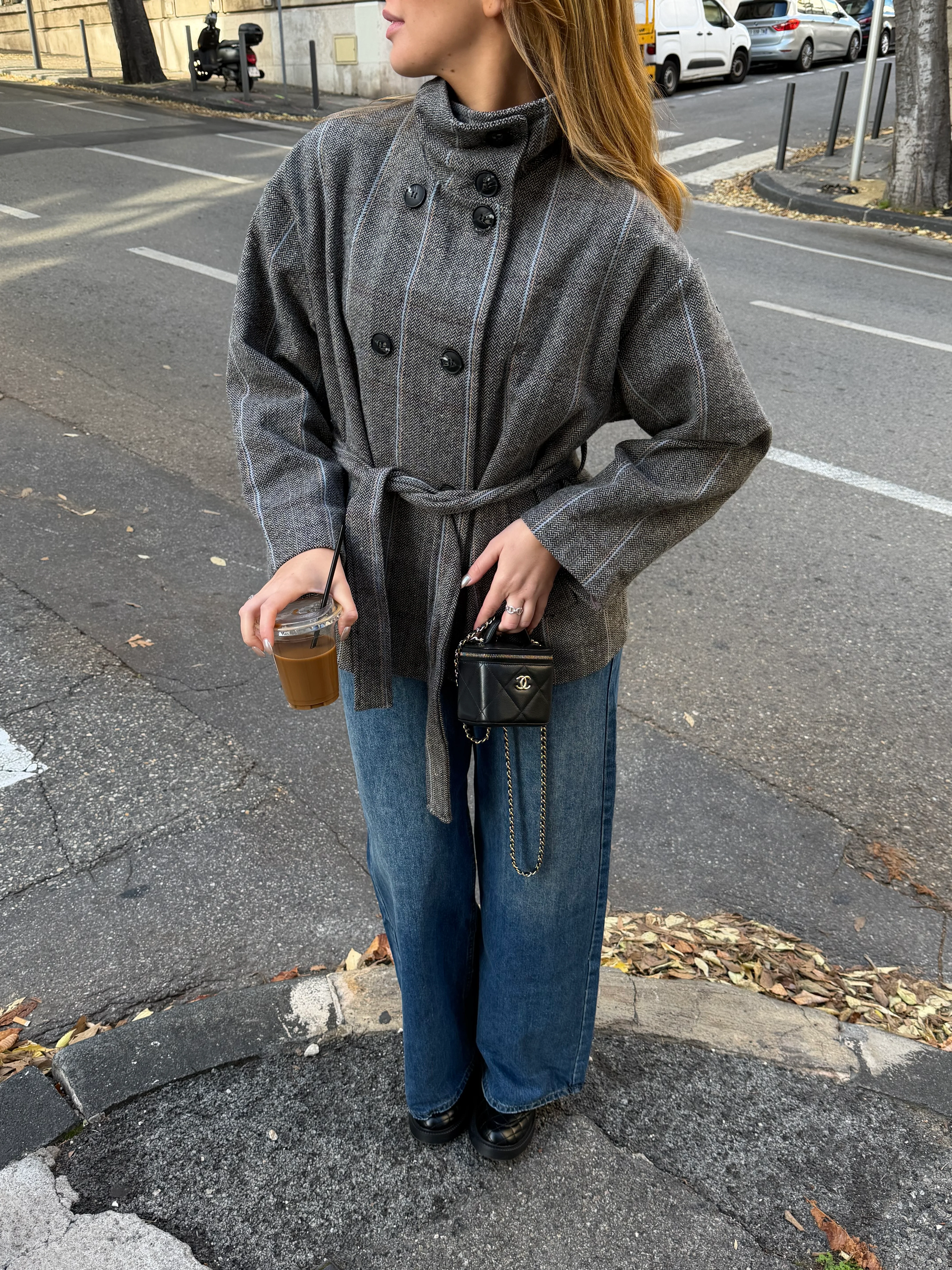 Manteau Freya gris - Image 7