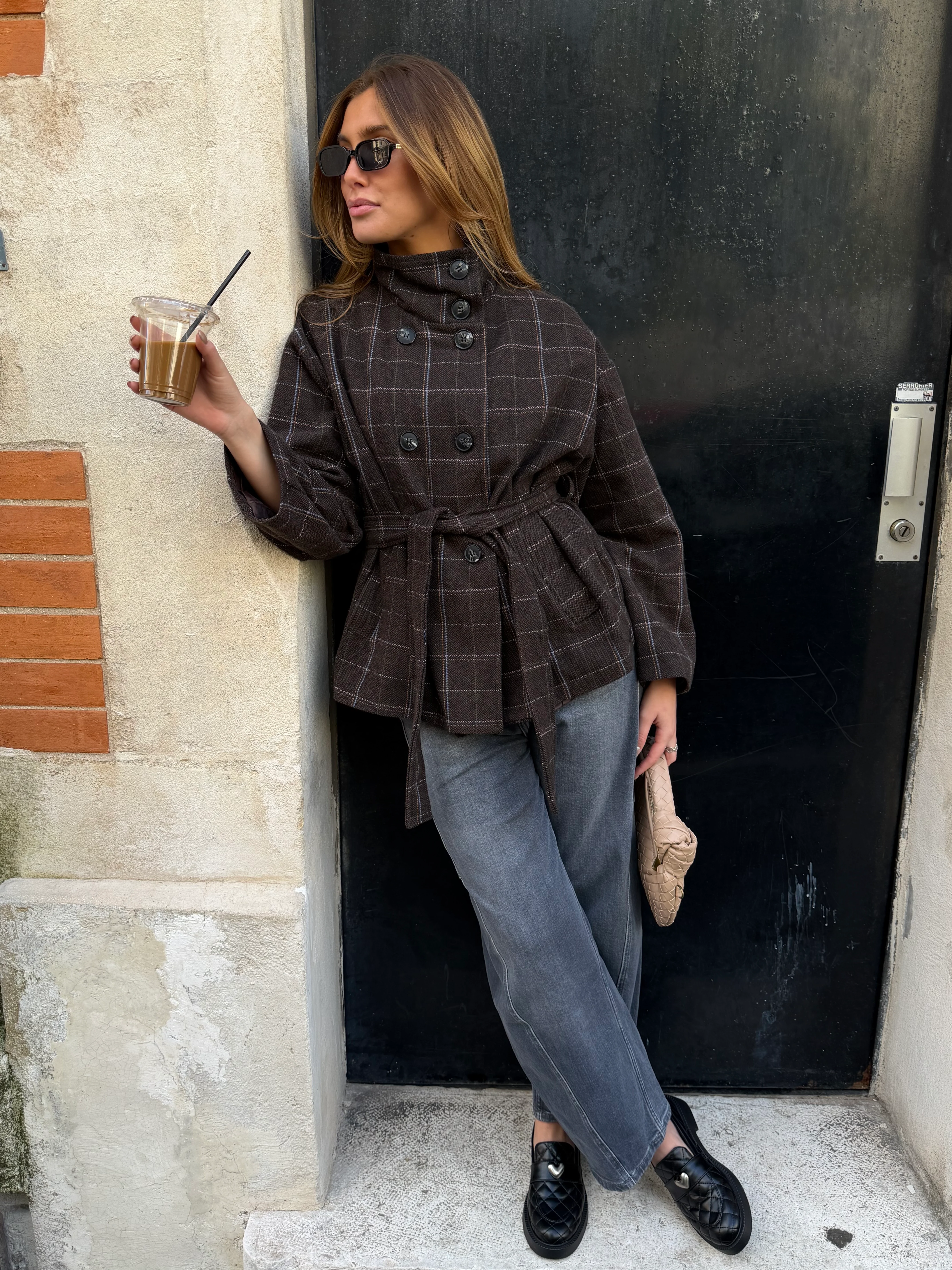 Manteau Freya marron - Image 2