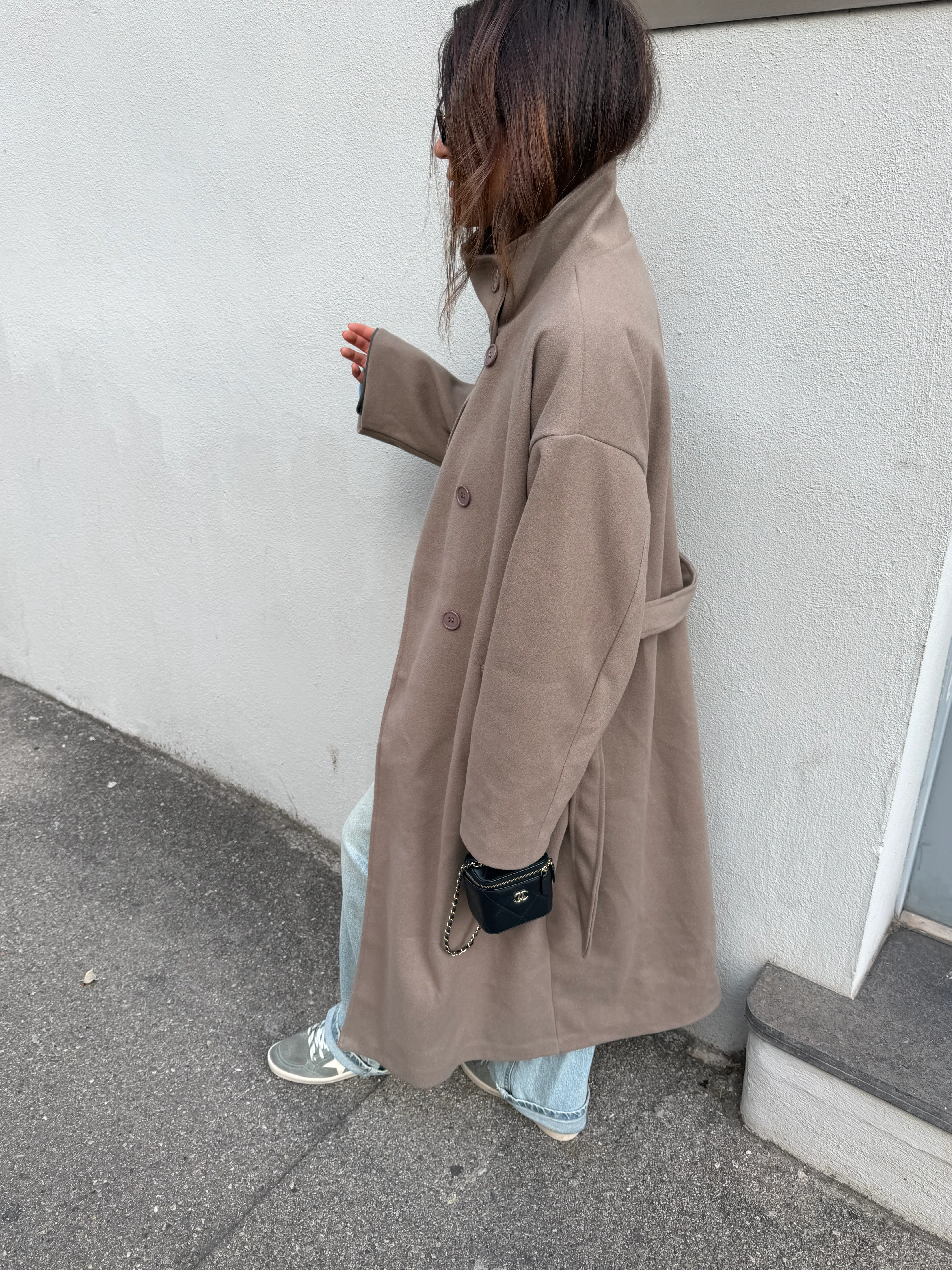 Manteau Joyce taupe - Image 2