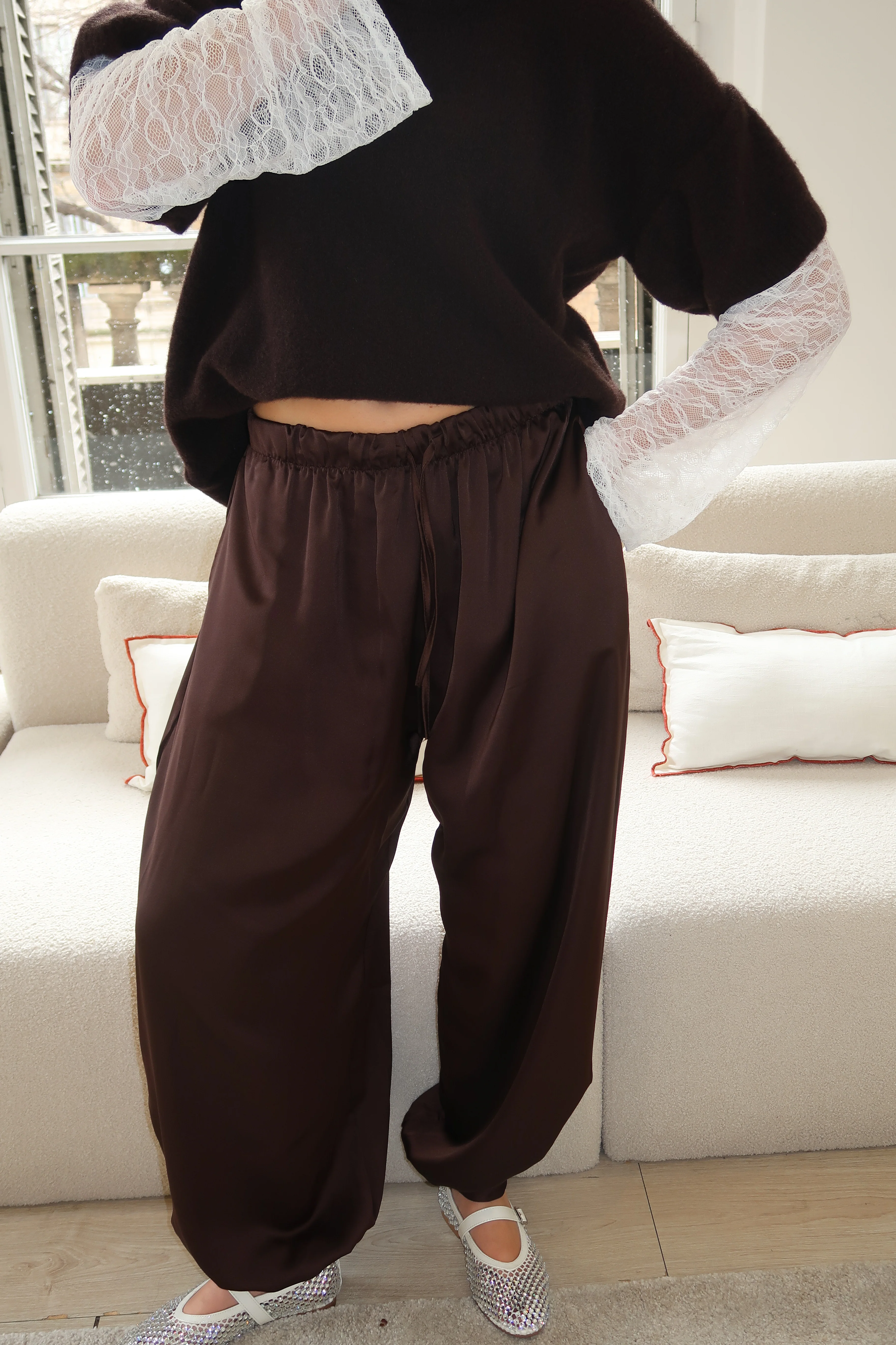 Pantalon Mathea marron - Image 2