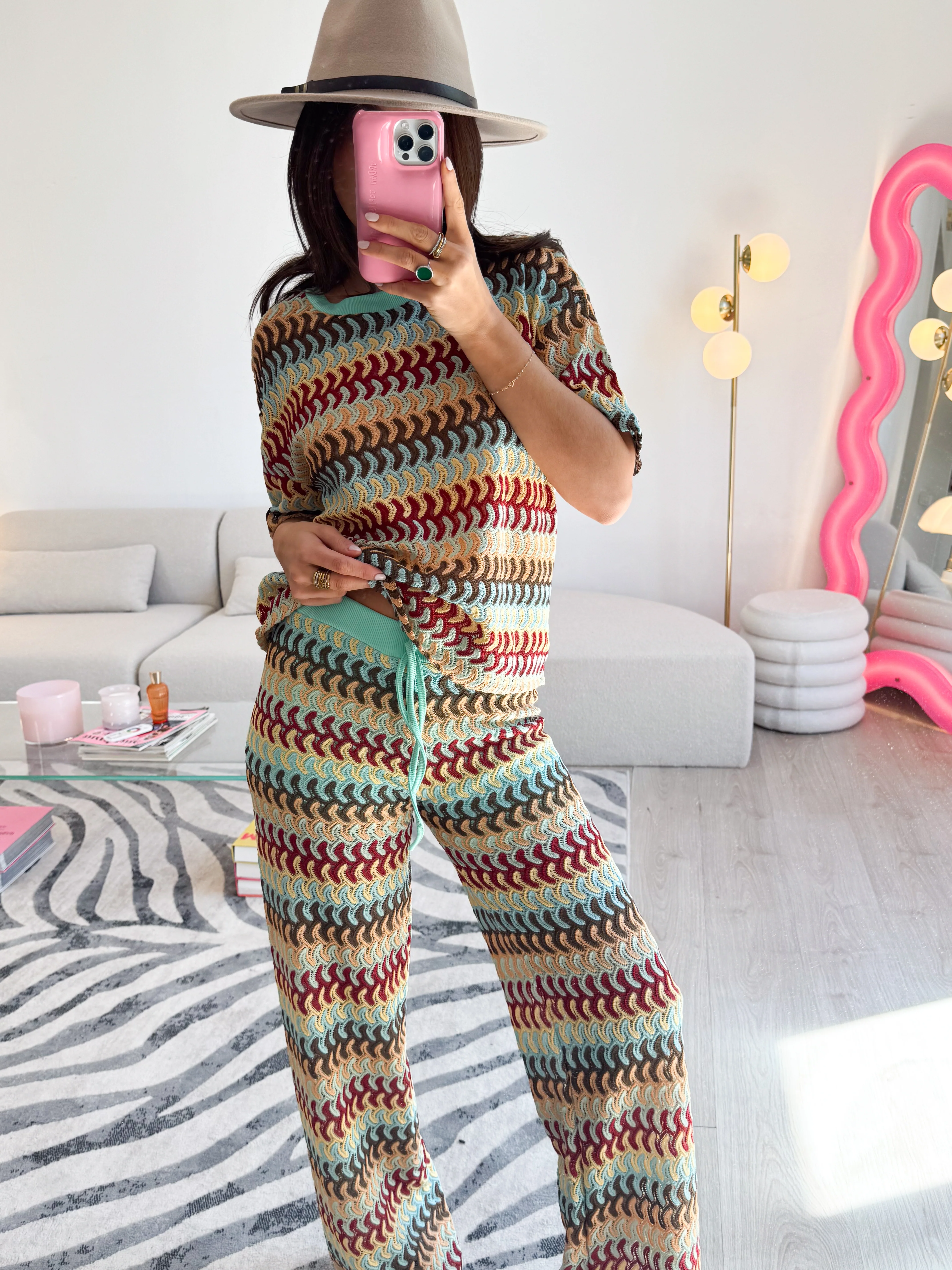 Pantalon Nina multicolore