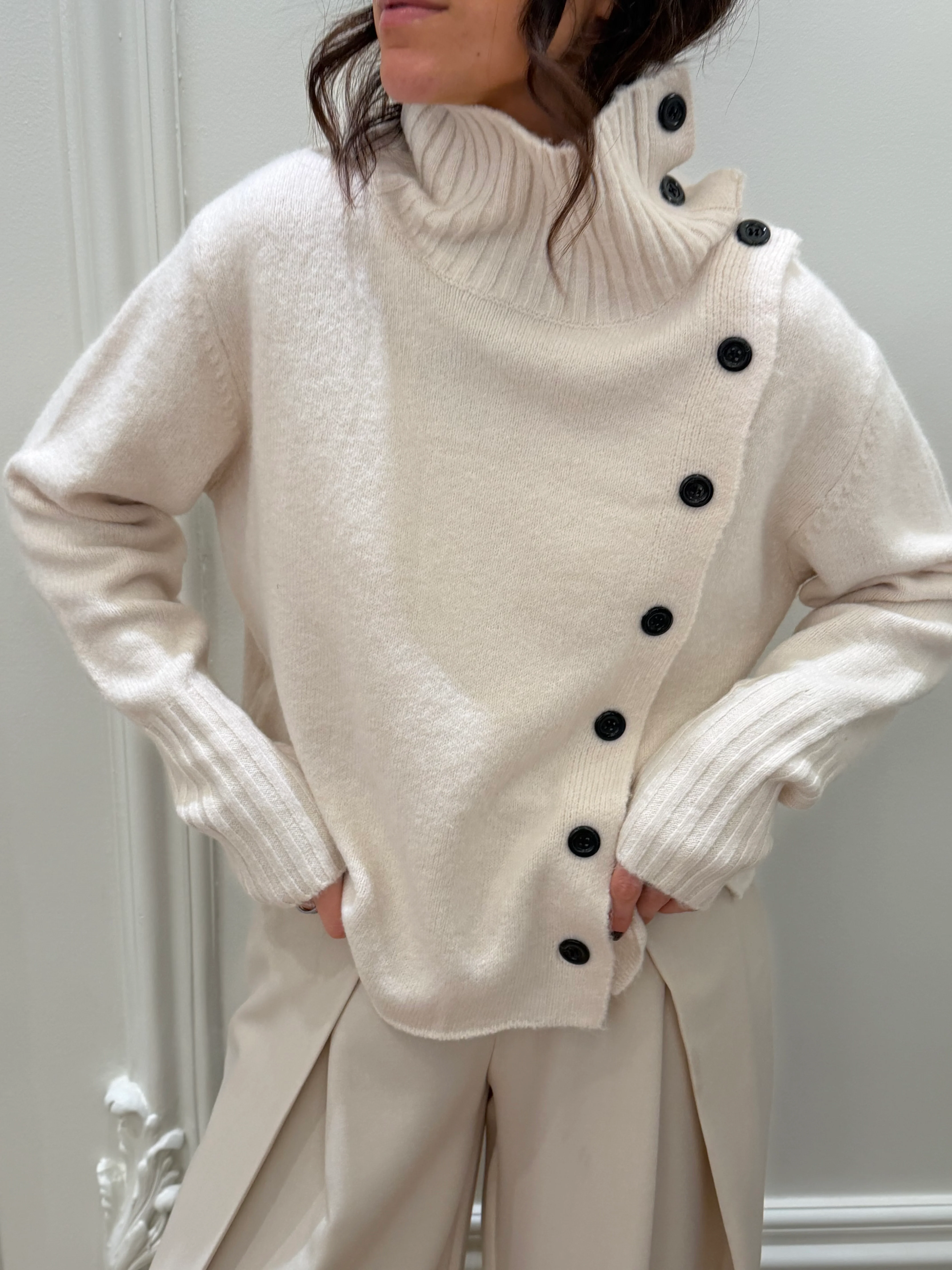 Gilet Laure crème