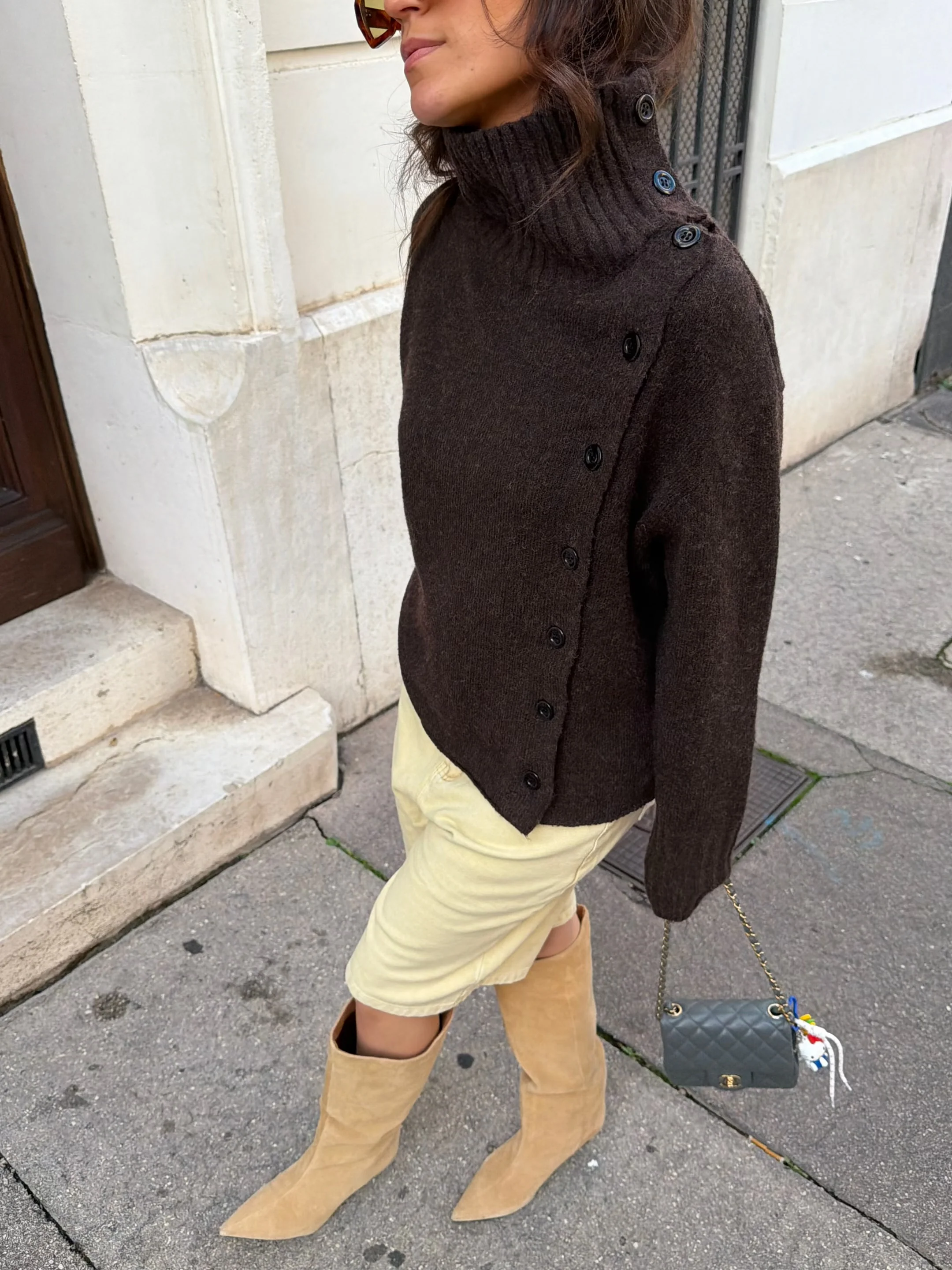 Gilet Laure marron - Image 2