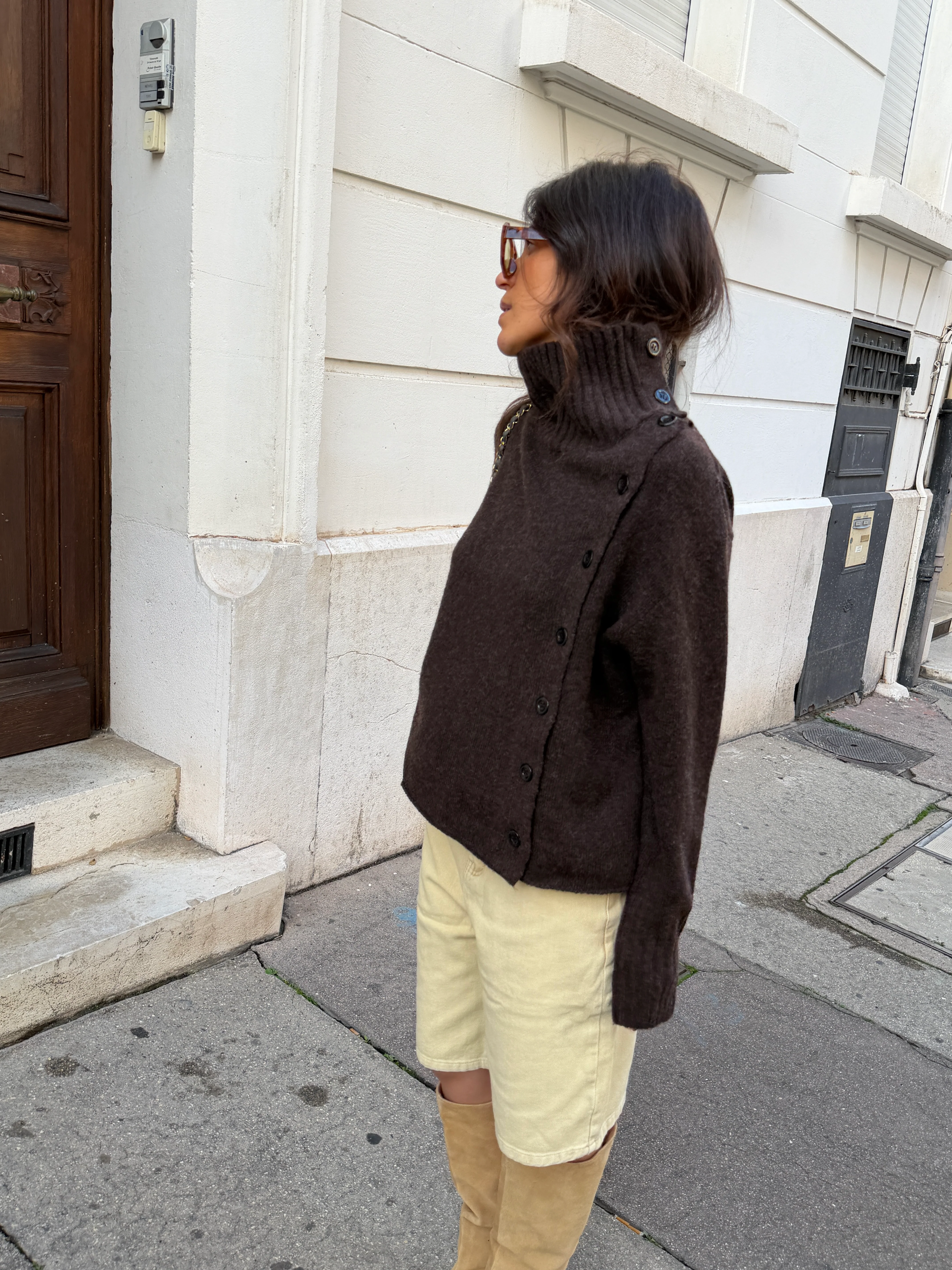 Gilet Laure marron - Image 3