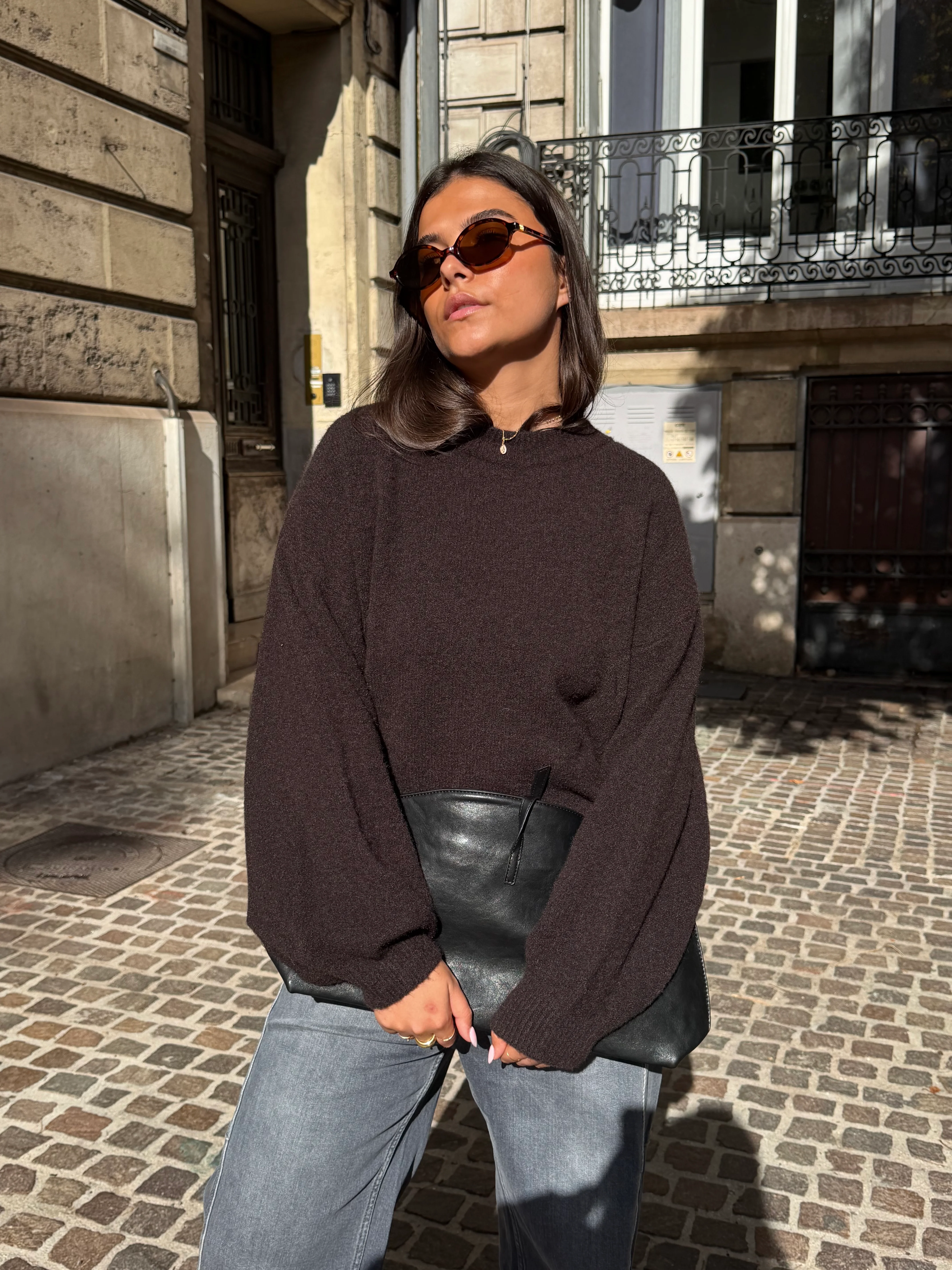 Pull Caroline marron - Image 2