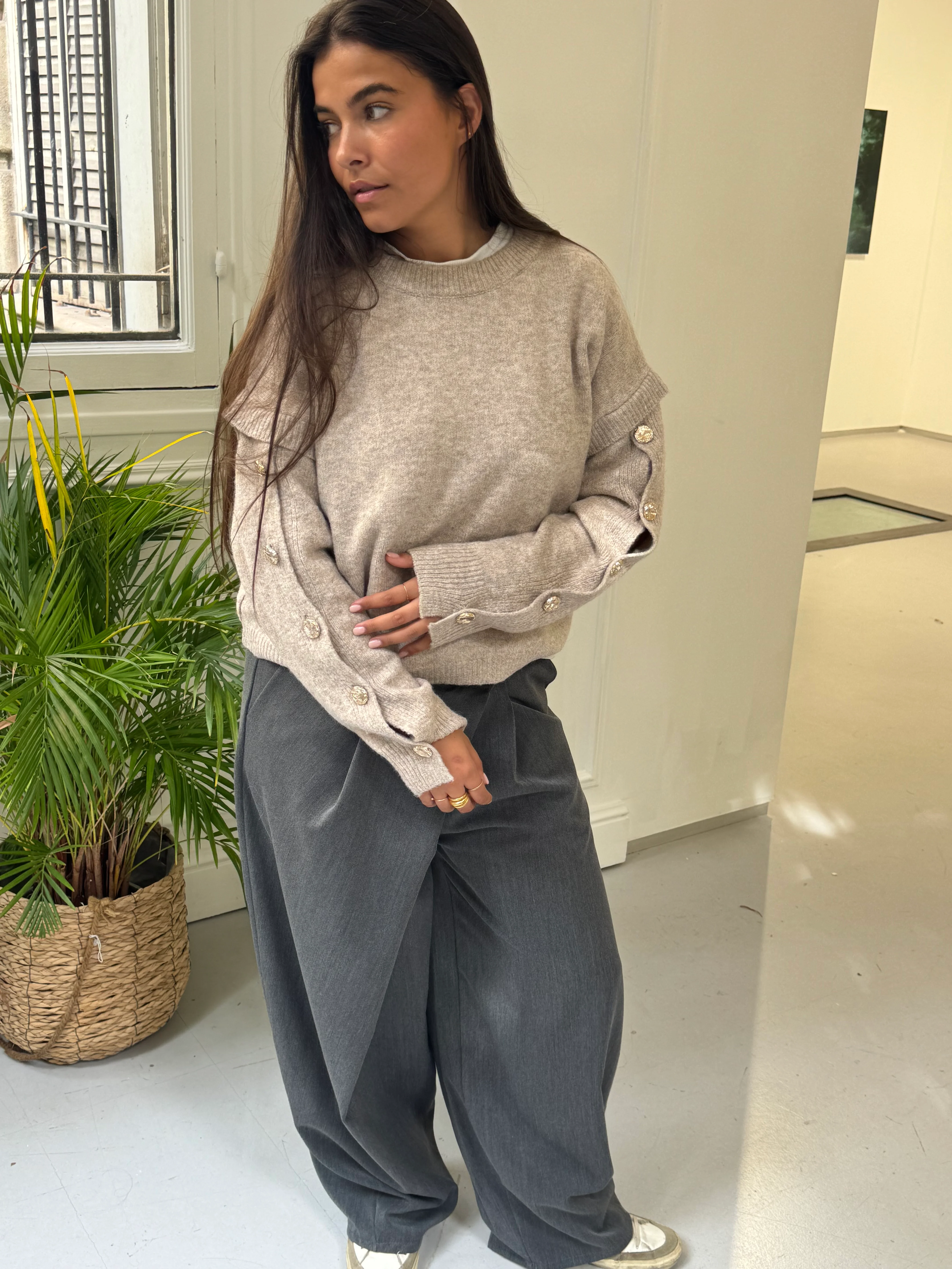 Pull Elena beige