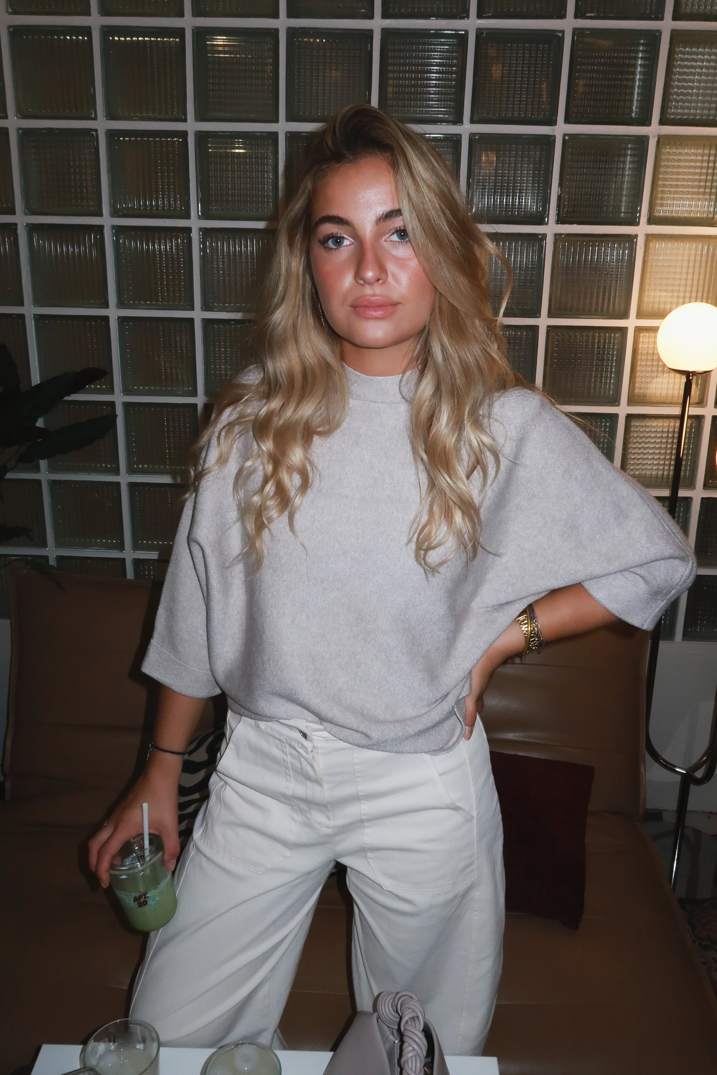 Pull Lise beige