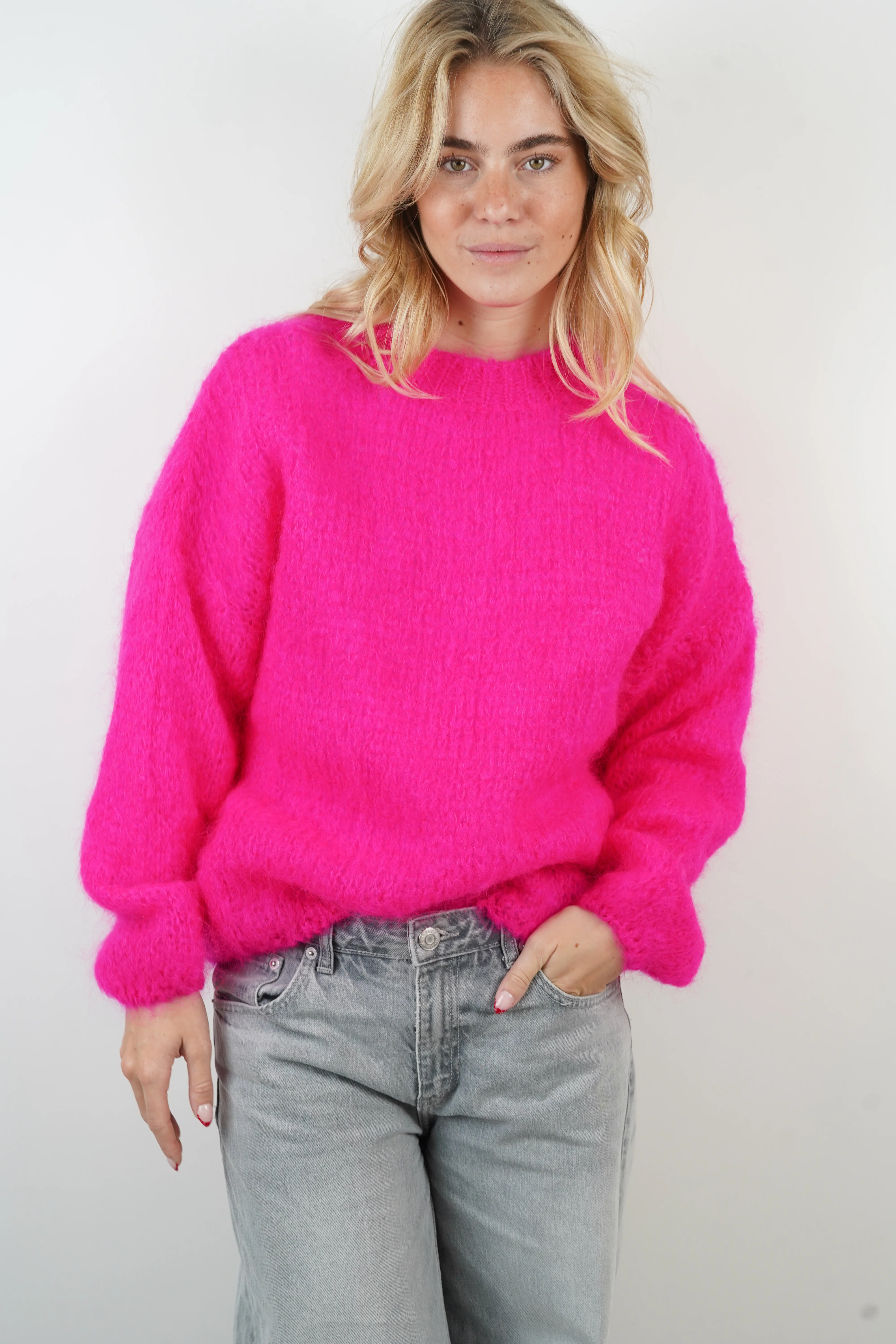 Pull Dina mohair fuchsia - Image 2