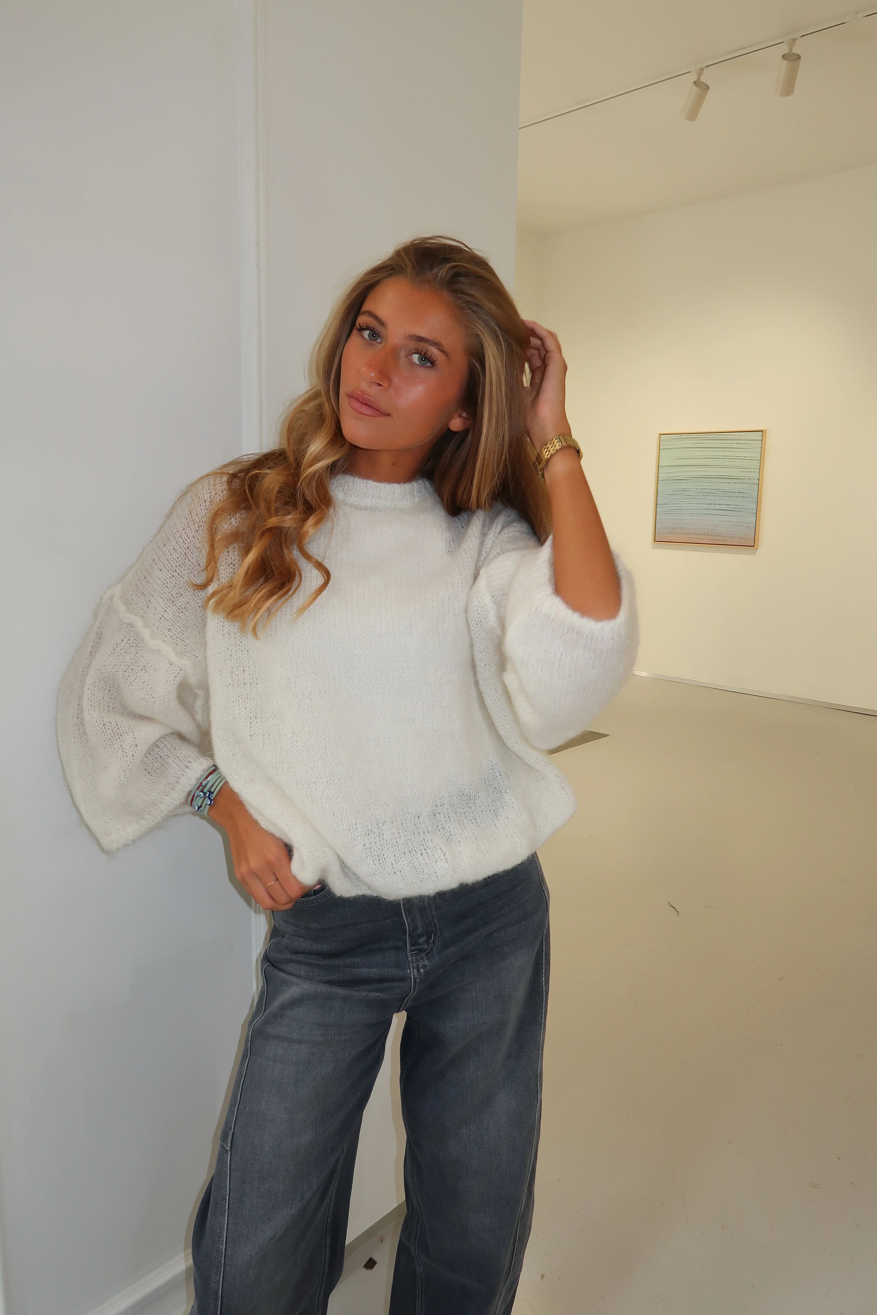 Pull mohair Judith crème - Image 4