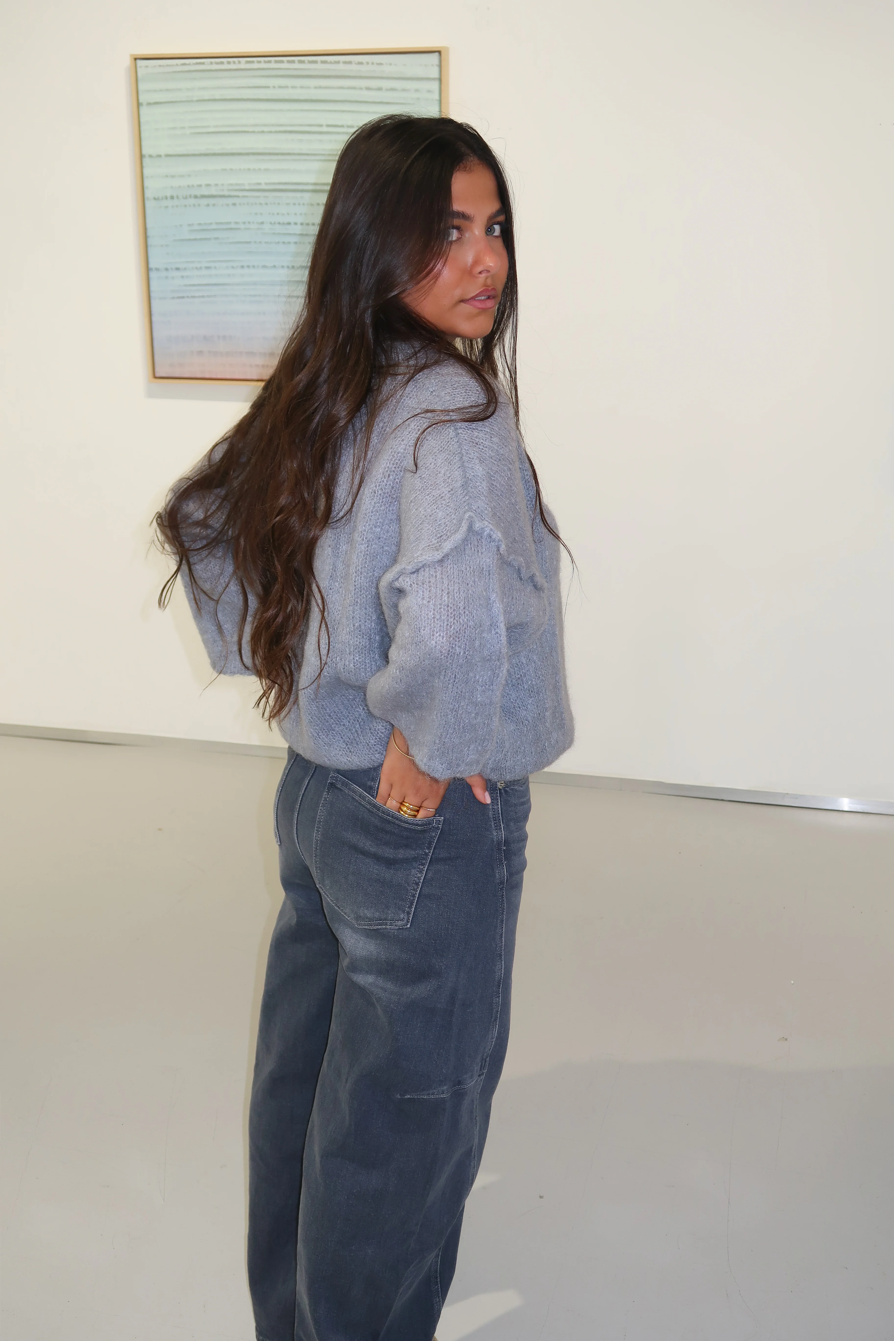 Pull mohair Judith gris - Image 3