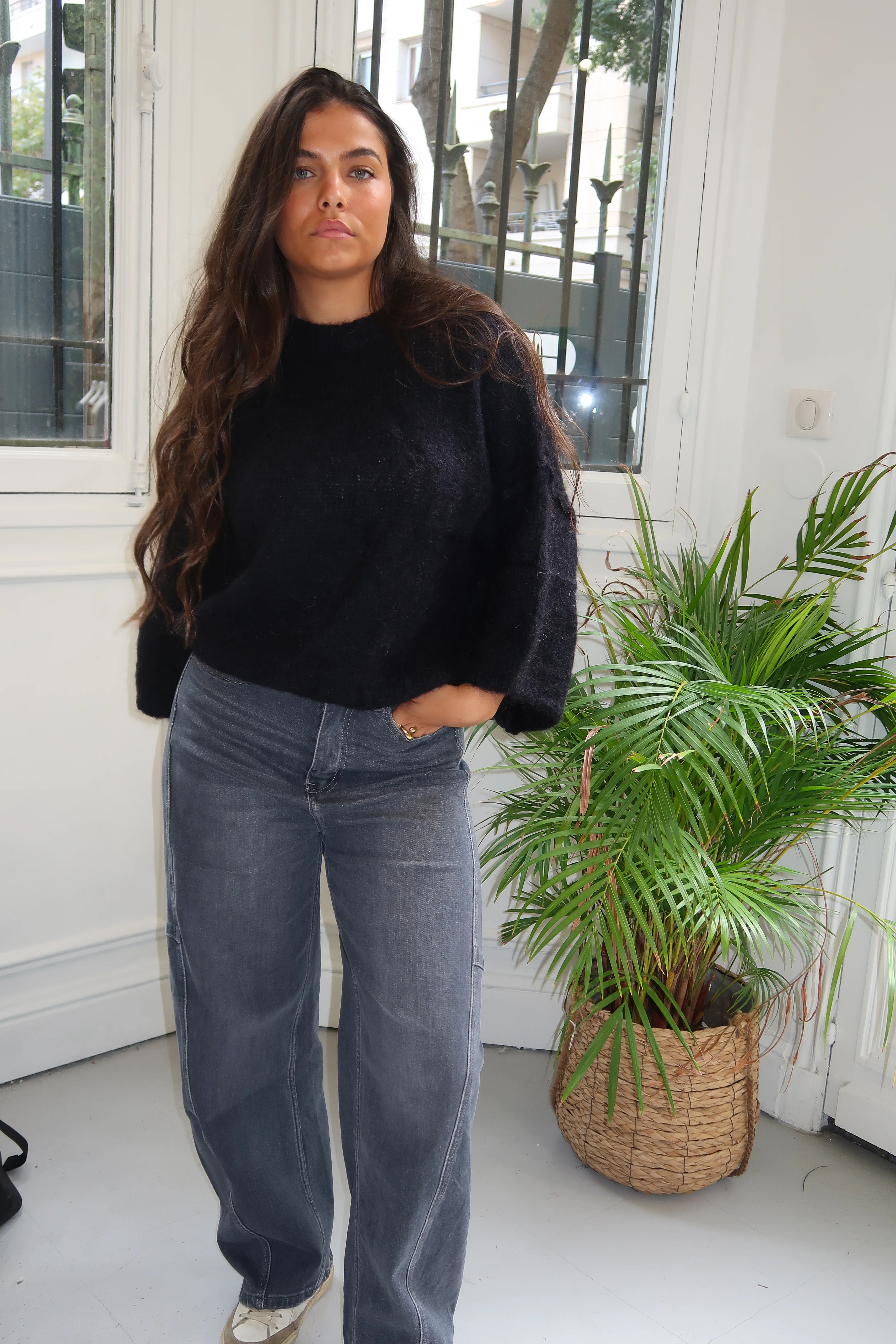 Pull mohair Judith noir - Image 4