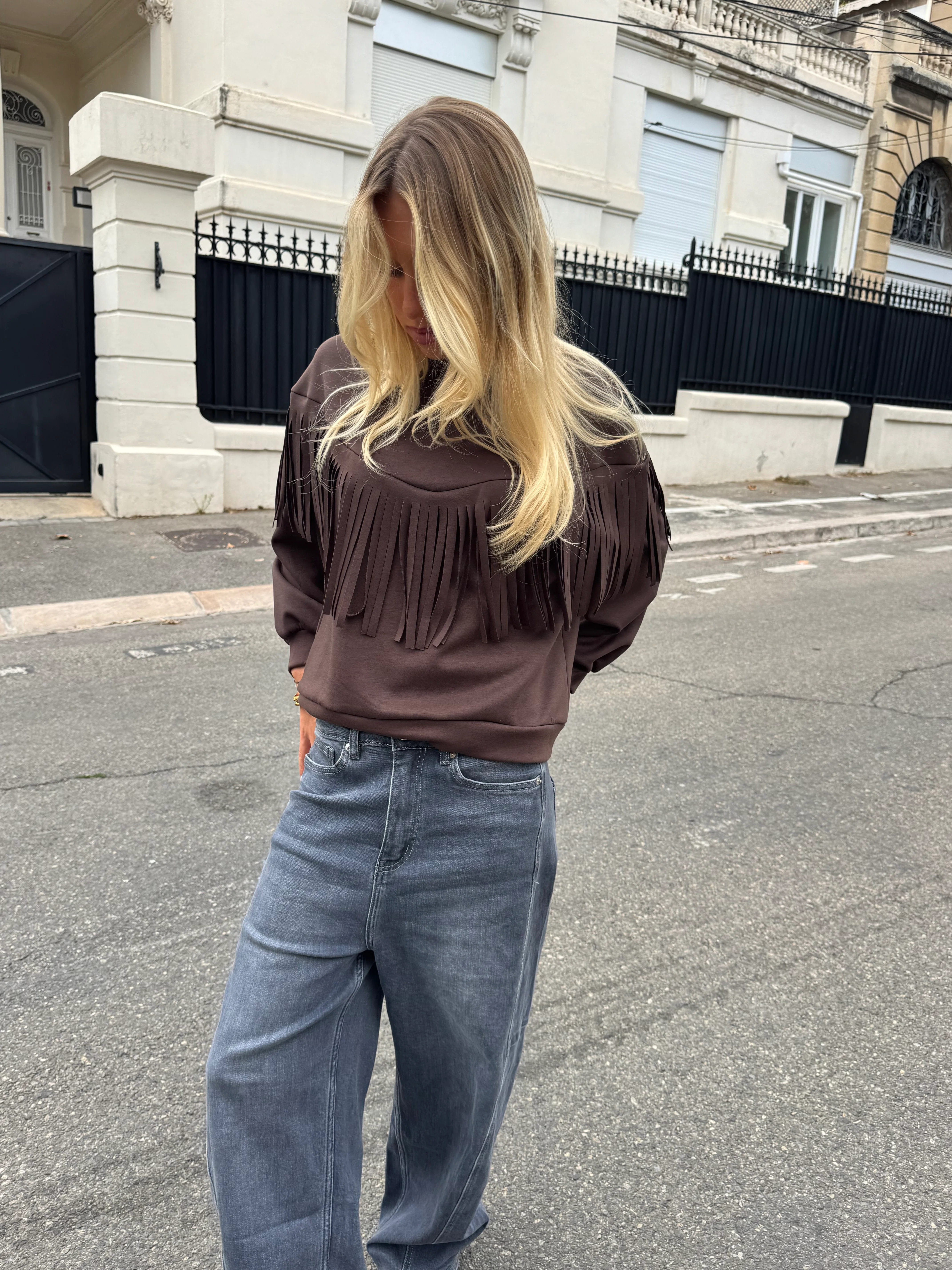 Sweat marron Lydia - Image 4
