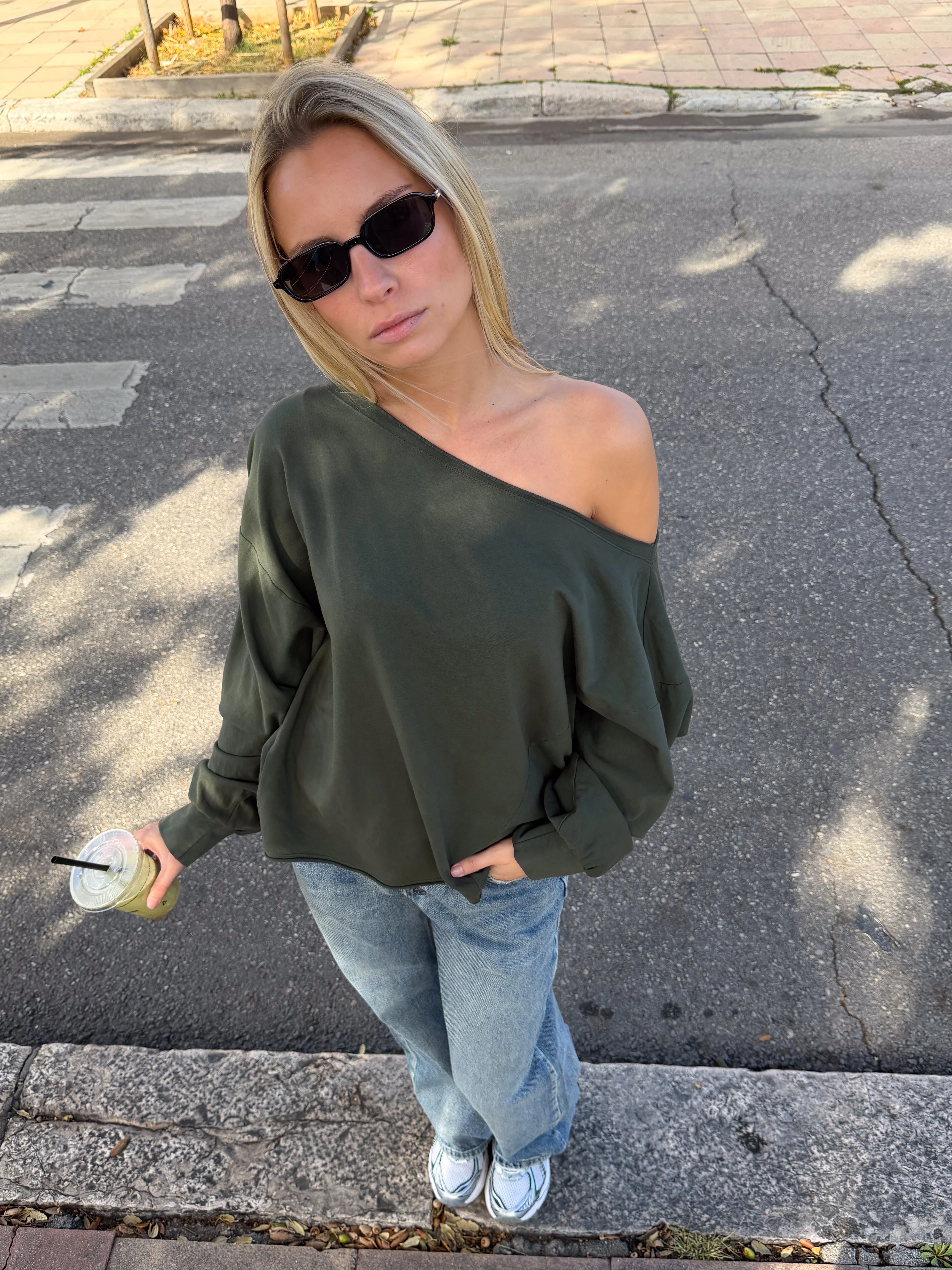 Tee-shirt Juliette kaki
